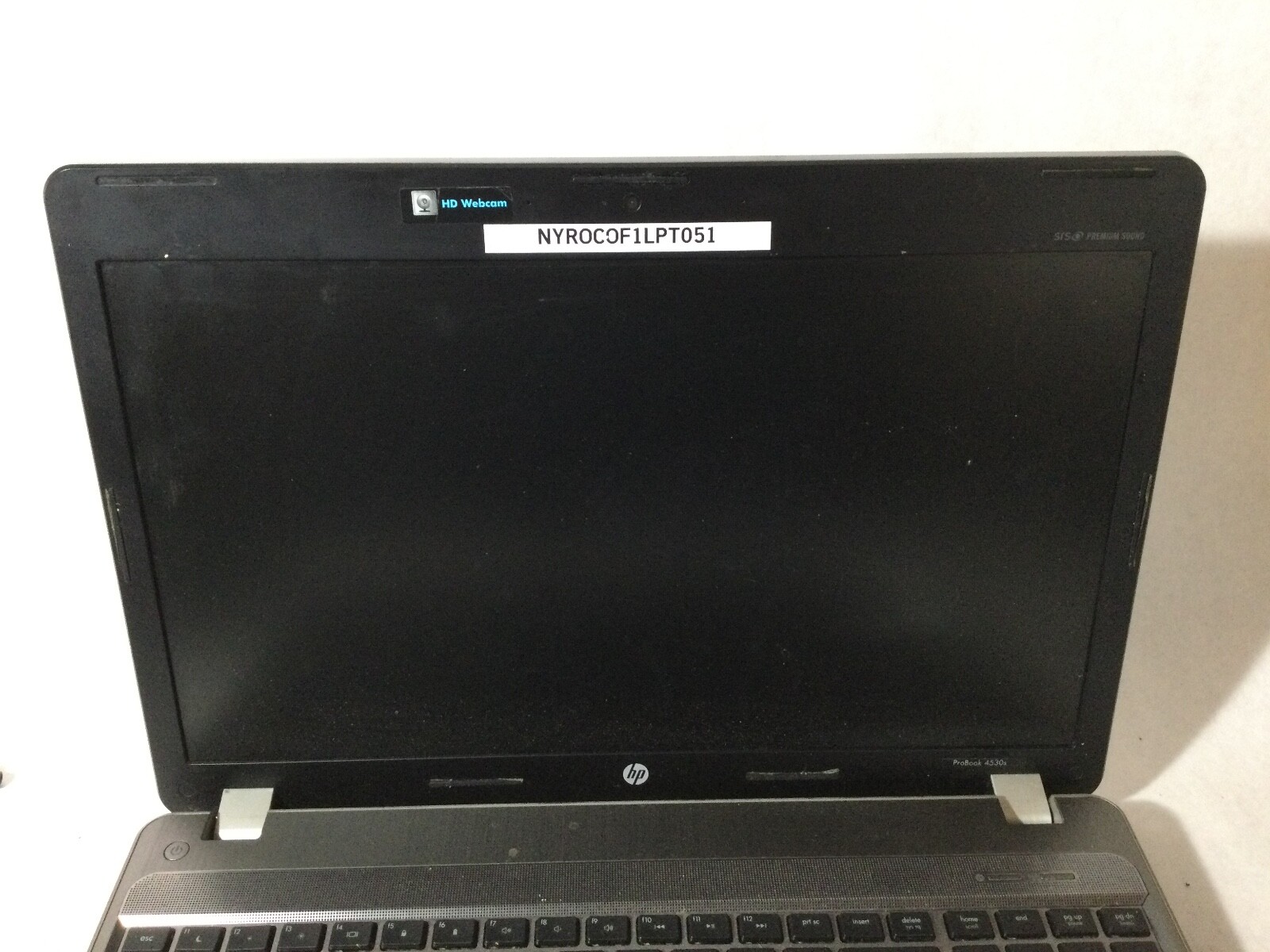 HP PROBOOK 4530S – FOR PARTS/NO POWER – INTEL I5 – NO RAM – NO OS -READ DESC- BB