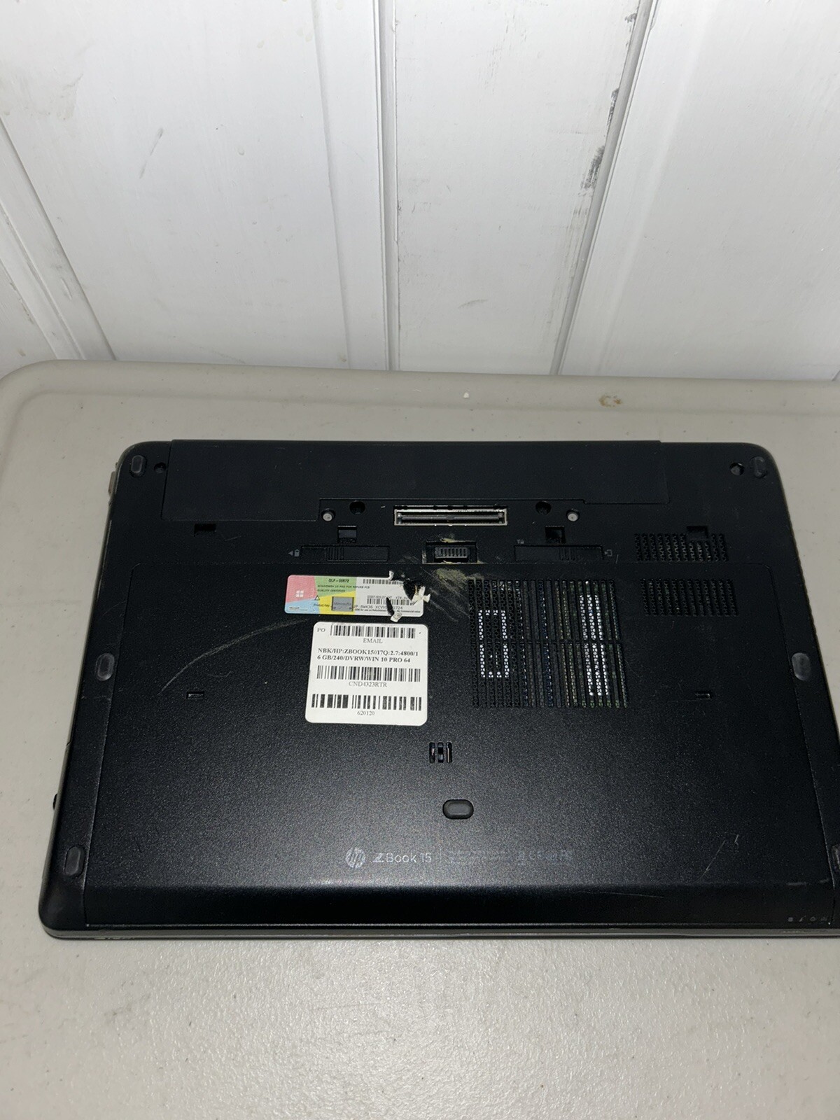 HP ZBook 15, HP Laptop, Windows 10 Pro, HP ZBook 15, 17Q:2.7:4800, READ PARTS