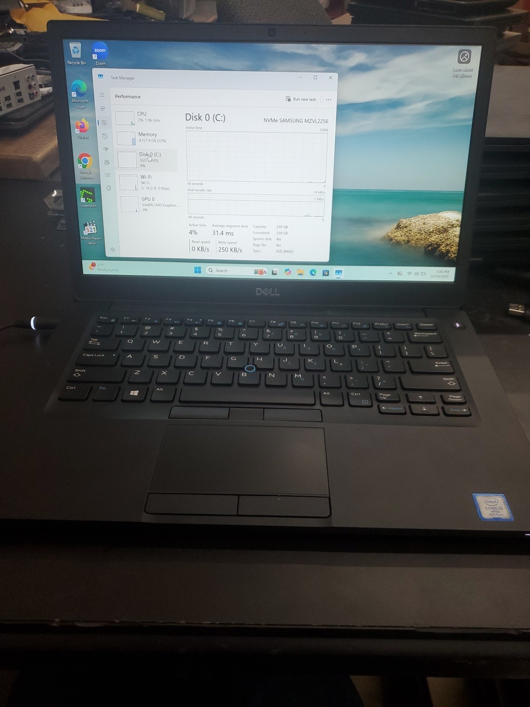 Dell Latitude 7490 14″ Touch (Intel Core i5-8350U, 16GB 256 GB SSD) 121925-2