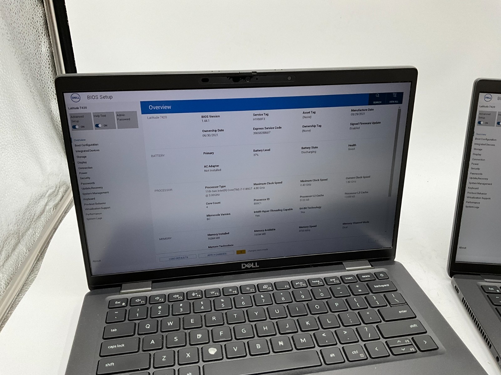 Dell Latitude 7420 Laptop pair Win11 i7-1185G7 3.0 16gb 256gb NVME 14″ *READ*