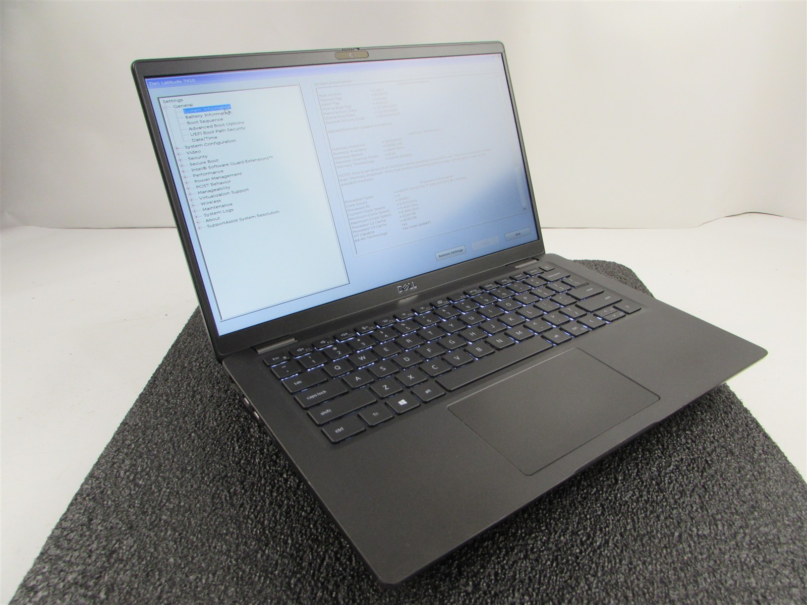 DELL LATITUDE 7410 (Ultrabook) 1920×1080 FHD I7-10610U 512GB SSD 32GB RAM NO O.S