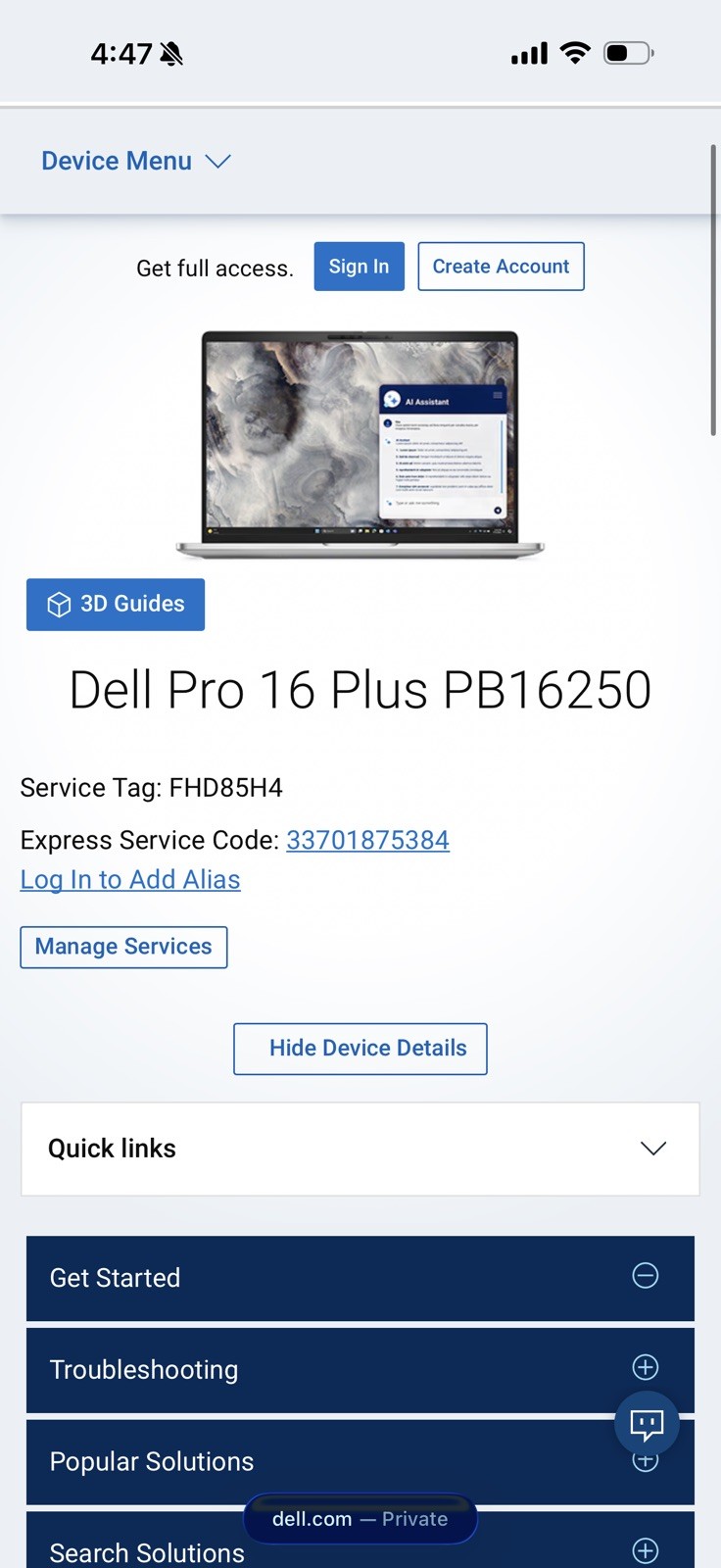 2025 Dell Pro 16 Intel Ultra 7 268V vPro 32GB RAM 1TB SSD W11Pro CoPilot+ Laptop
