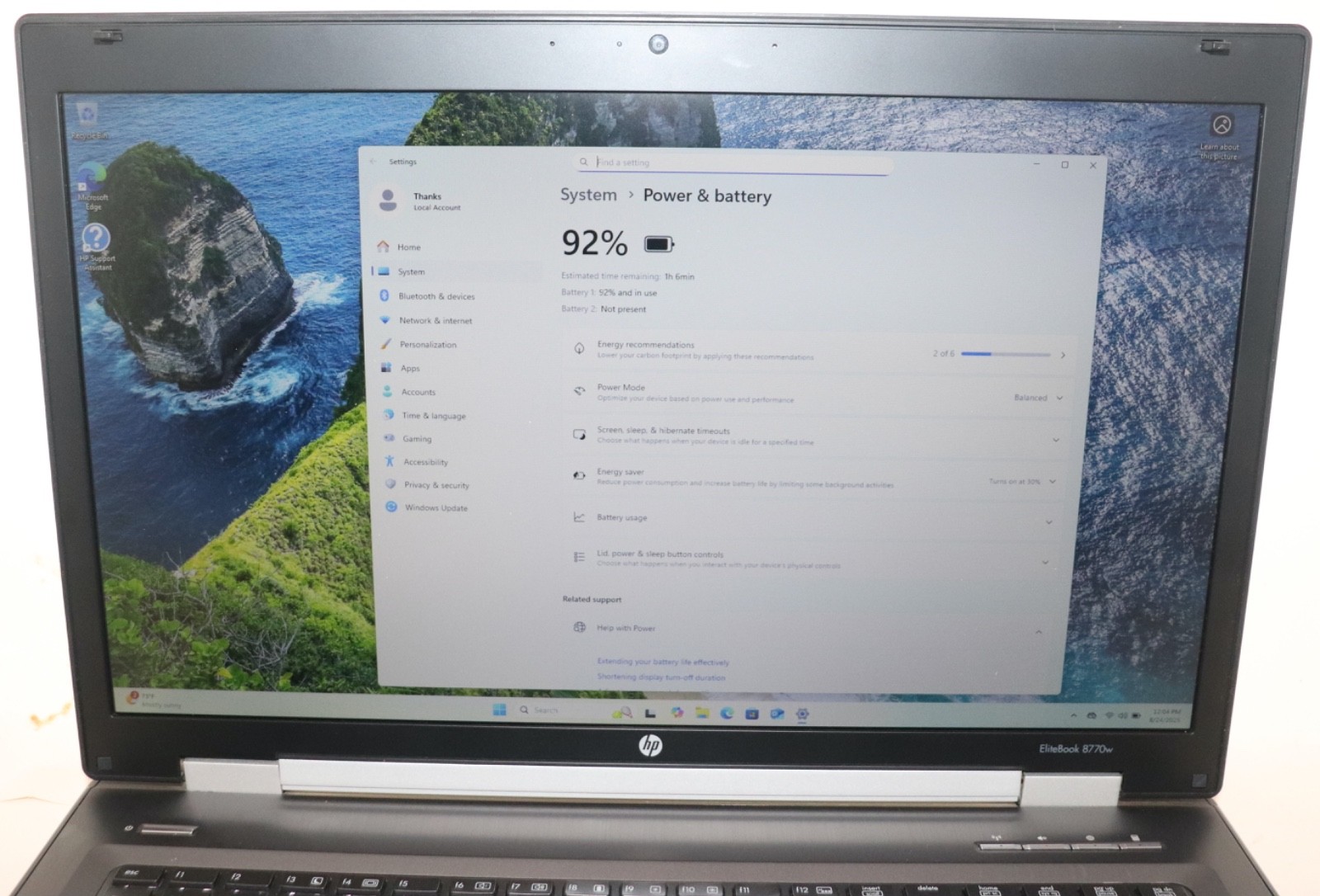 HP EliteBook 8770w|Intel Core i7@2.40 GHz|24GB RAM|512GB SSD|Win11Pro|Bluetooth