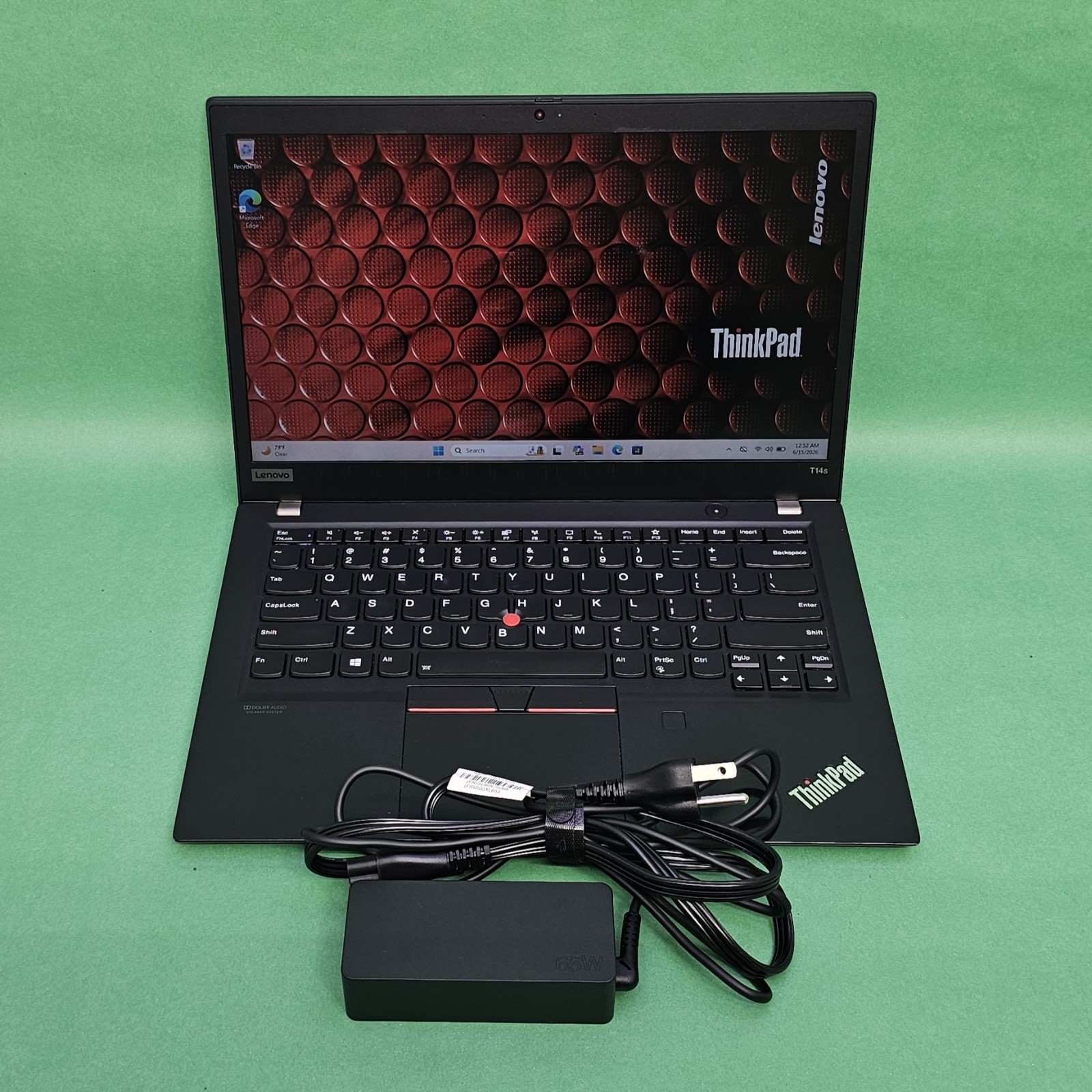 Lenovo ThinkPad T14s Gen 1 14″ FHD Laptop AMD Ryzen 5 PRO 4650U 8GB 128GB SSD