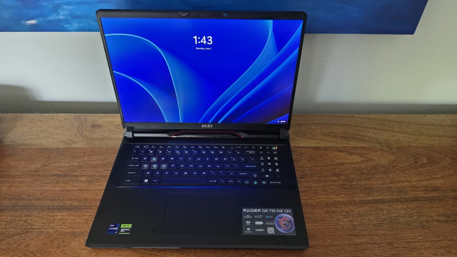 MSI Raider GE78HX 13VH i9-13950HX RTX 4080 32GB 2TB SSD QHD+ 17″ Laptop