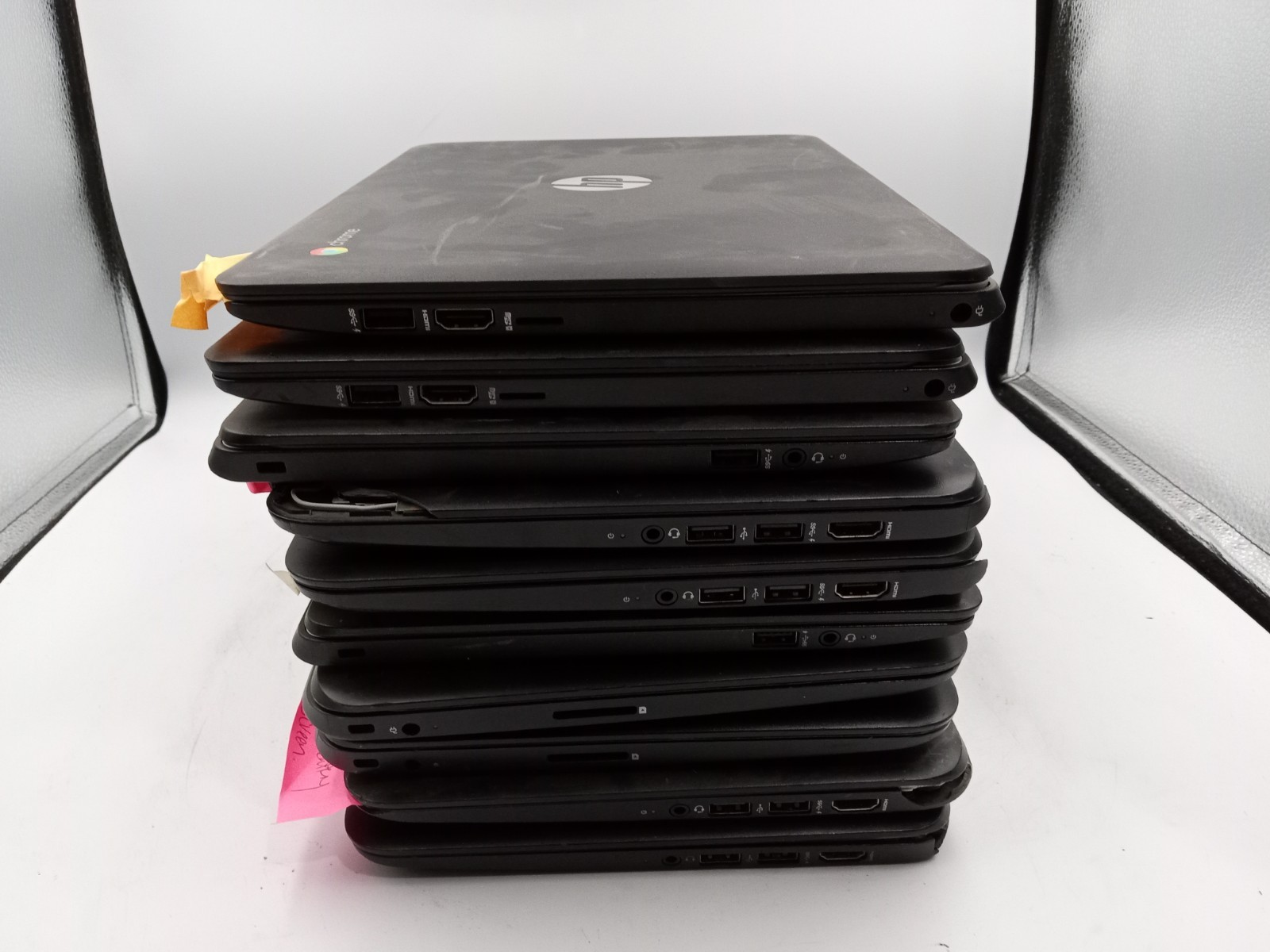 Lot of 10 – HP Chromebook 11 G3 G4 G5 11″ Laptop -FOR PARTS -VARIOUS ISSUES -RR