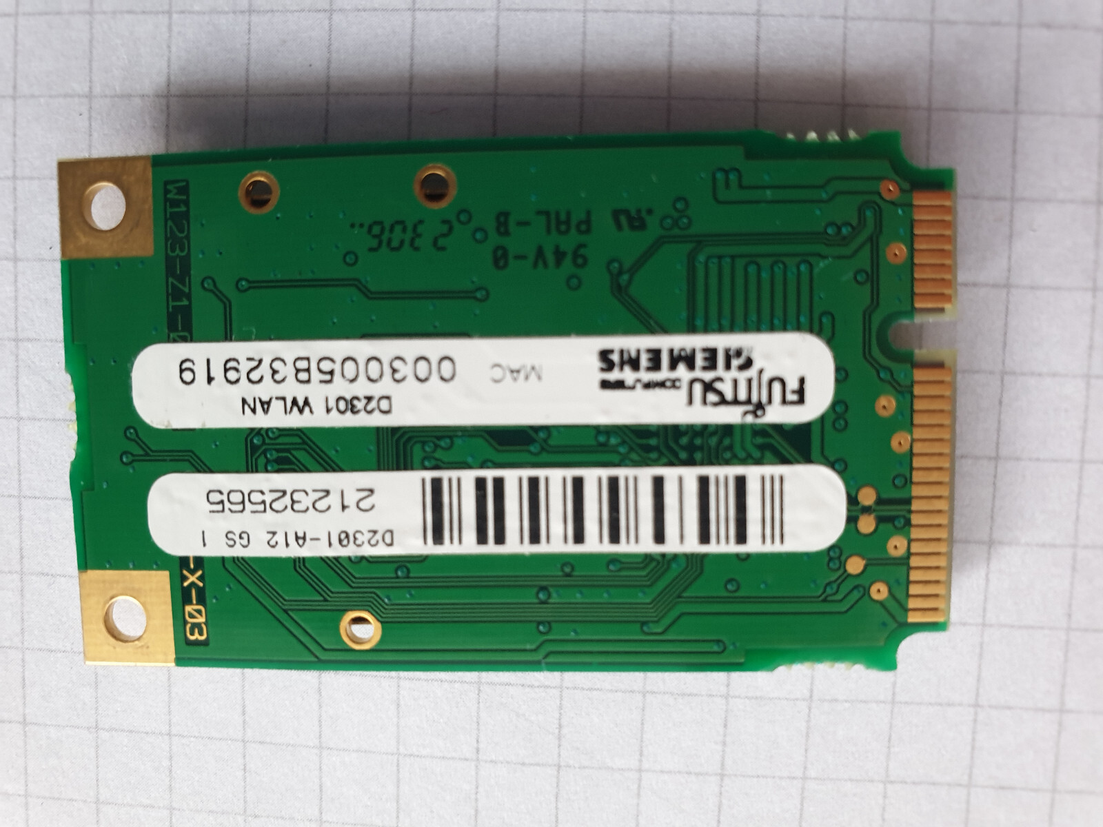 Fujitsu Amilo PA 1538 Modem WiFi Wi-Fi