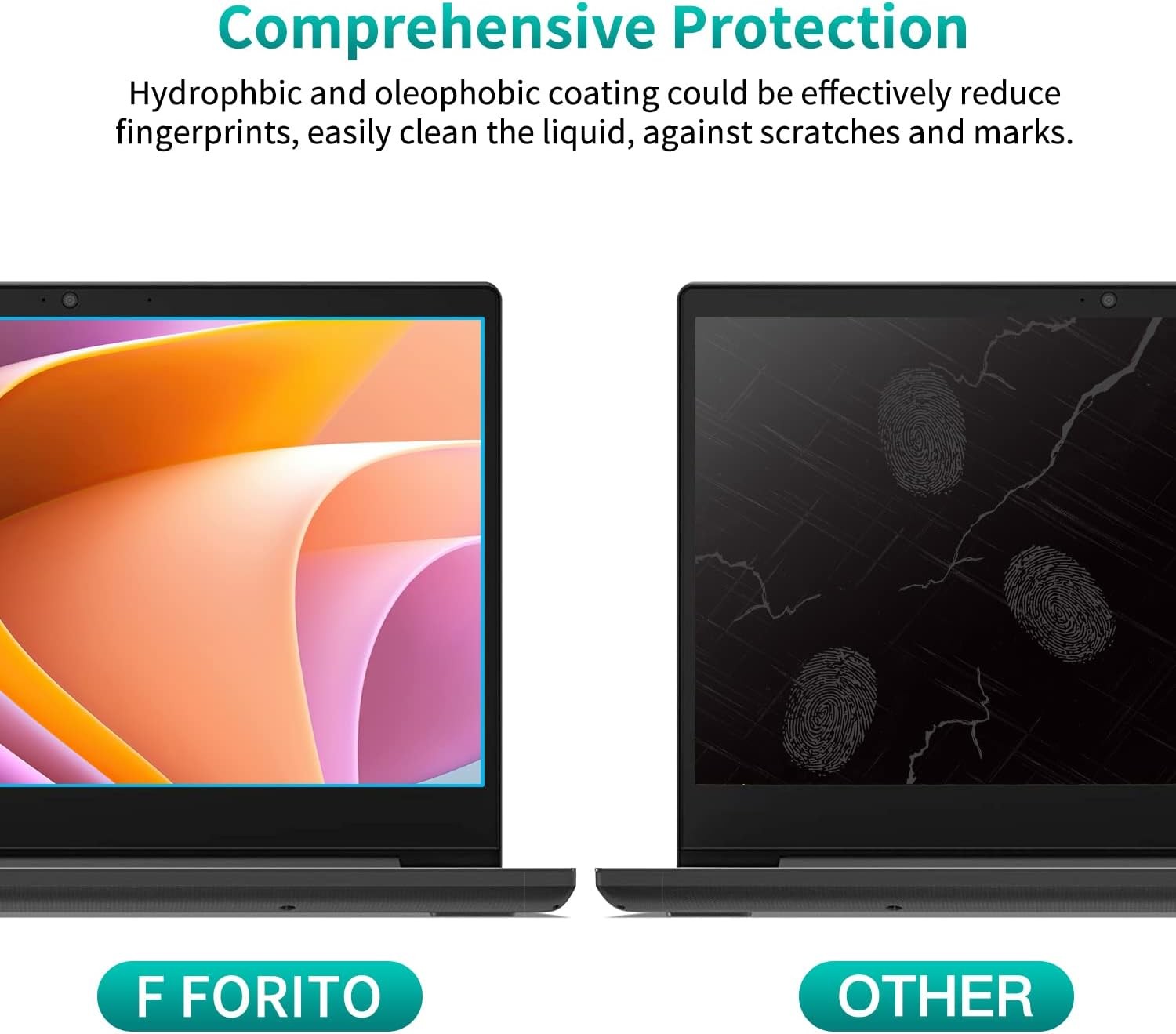 2-Pack 17.3 inch 16:9 Anti Blue Light Matte Laptop Screen Protector for HP/Lenov
