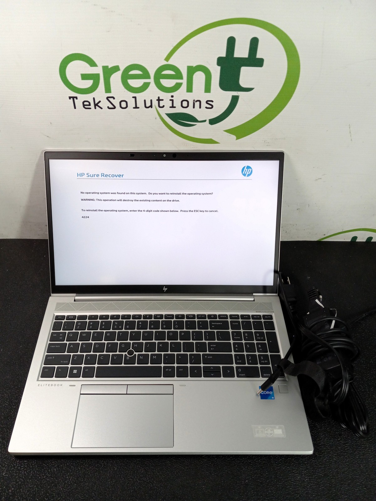 HP EliteBook 850 G8 Core i5 1135G7 512GB 16GB Laptop w Adapter Win11