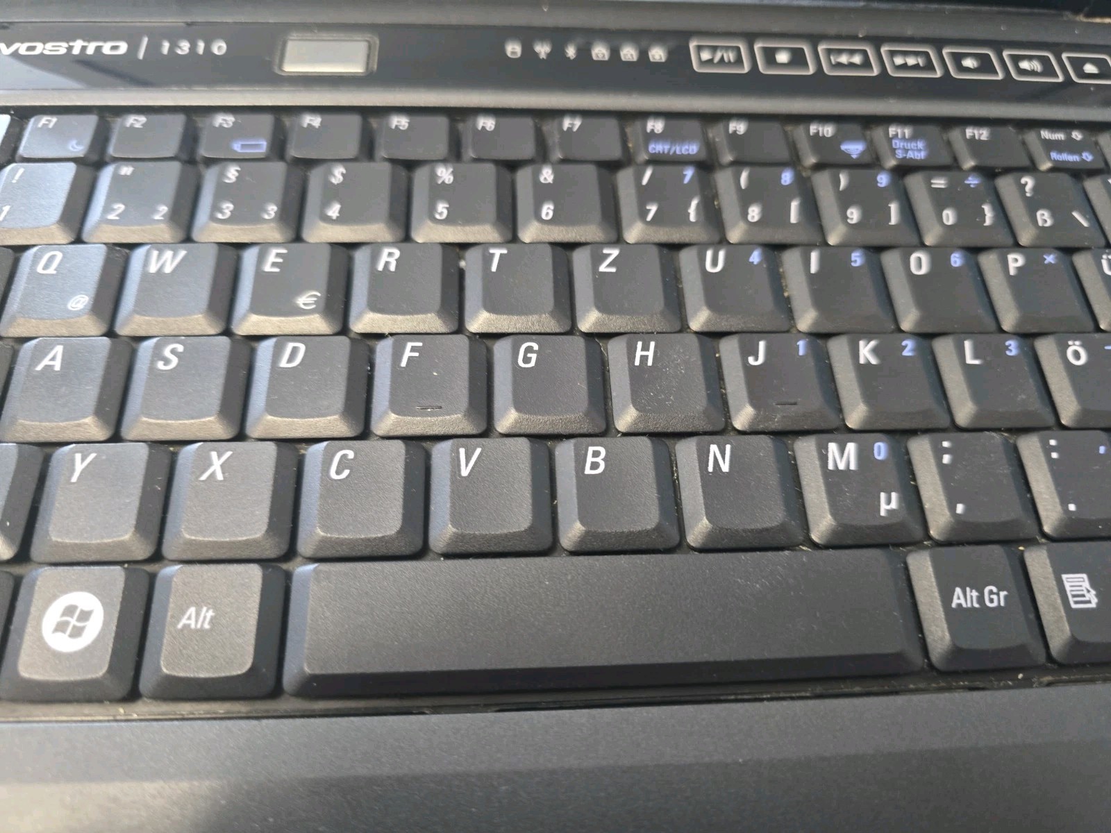 Dell Vostro 1310 Laptop T8100 4GB Fingerprint Original Power Supply Tested