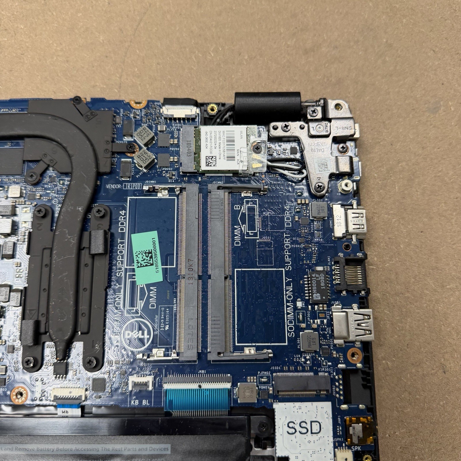*For Parts/Repair* Dell Latitude 3490, 14″, i5-8250U NO RAM/HD/OS BIOS LOCK
