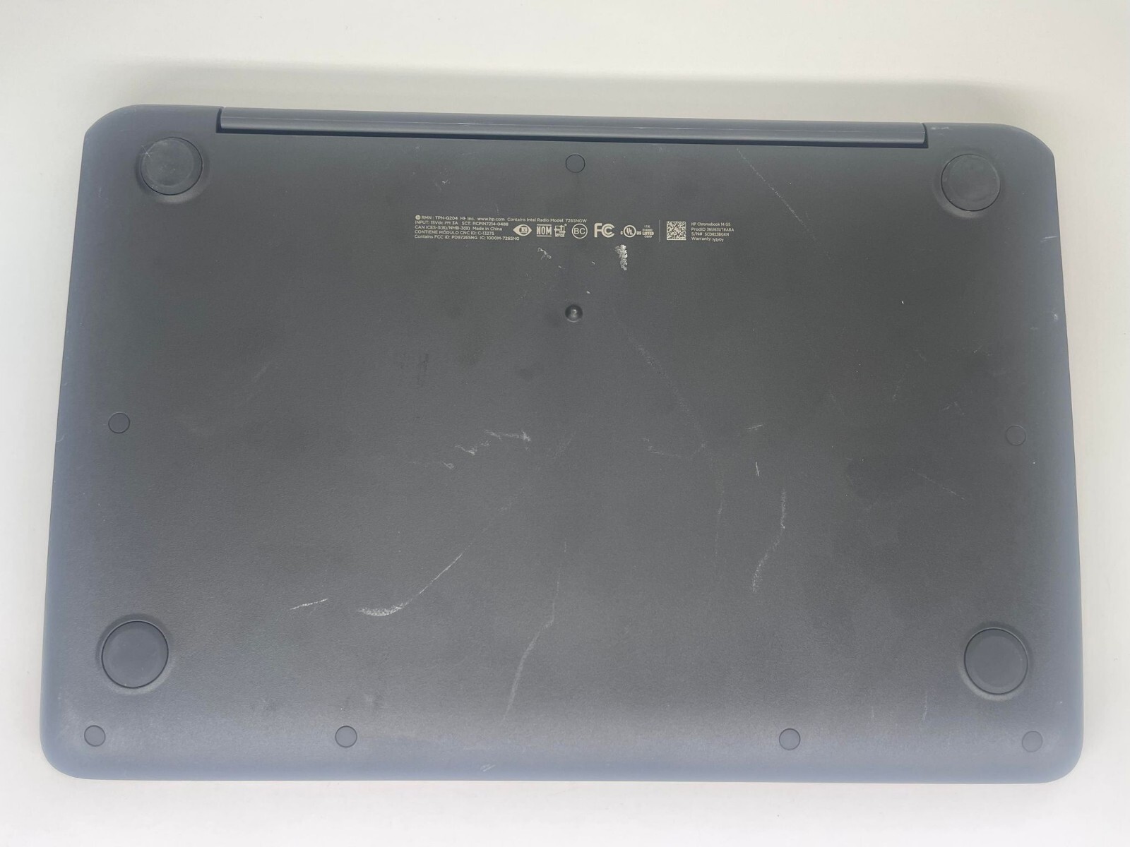 HP Chromebook 14 G5 -3NU63UT#ABA INTEL-N3350 ~4GB RAM, ~12 GB