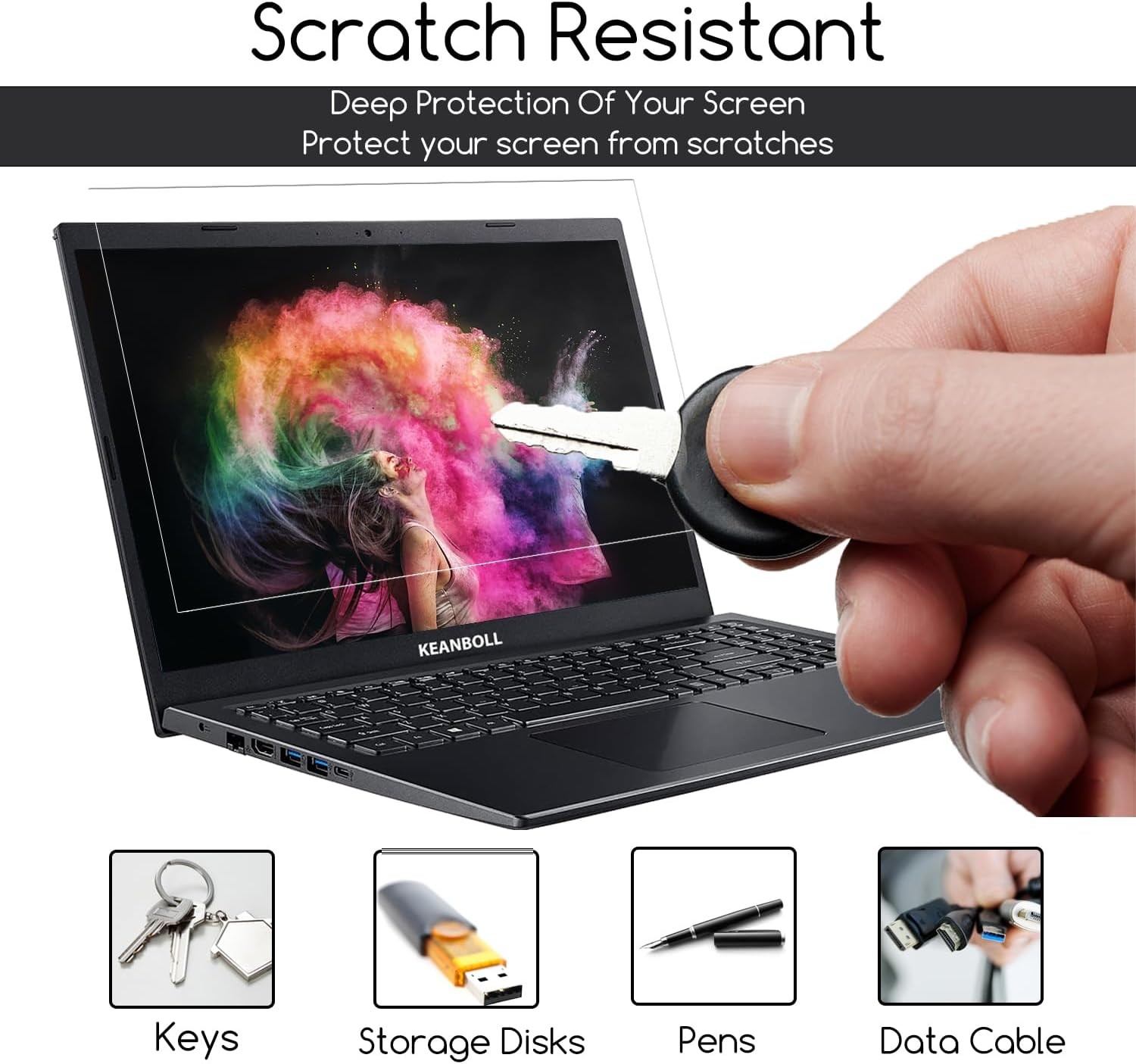 High Definition Clear Shield 4-Pack for 2025 ASUS Zenbook Duo 14” (UX8406)
