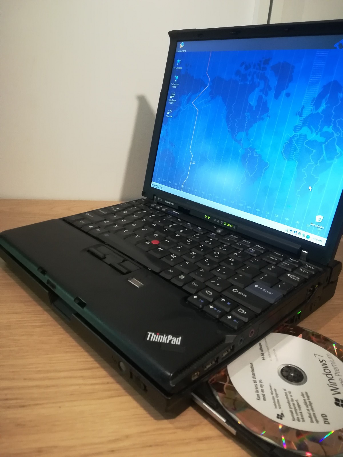 Lenovo ThinkPad X61s Core 2 Duo 1.6Ghz Windows XP Windows 7