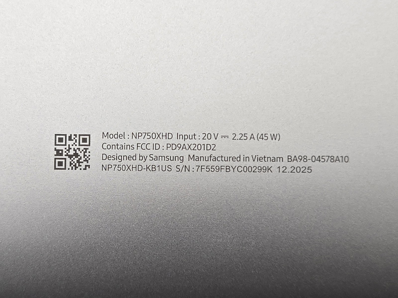 Samsung Galaxy Book5 NP750XHD 15.6 FHD Core Ultra 7 255U 16GB 512GB SSD Win11