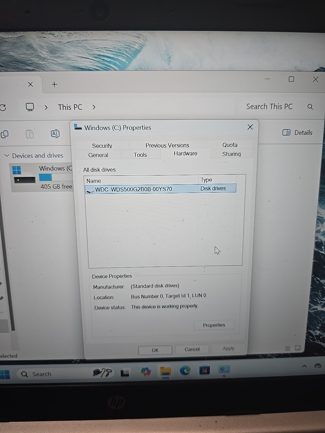HP Laptop 14-dq1033cl 14″ (i5-1035G4 1.10Ghz 16GB RAM, 500 GB HDD) Windows 11