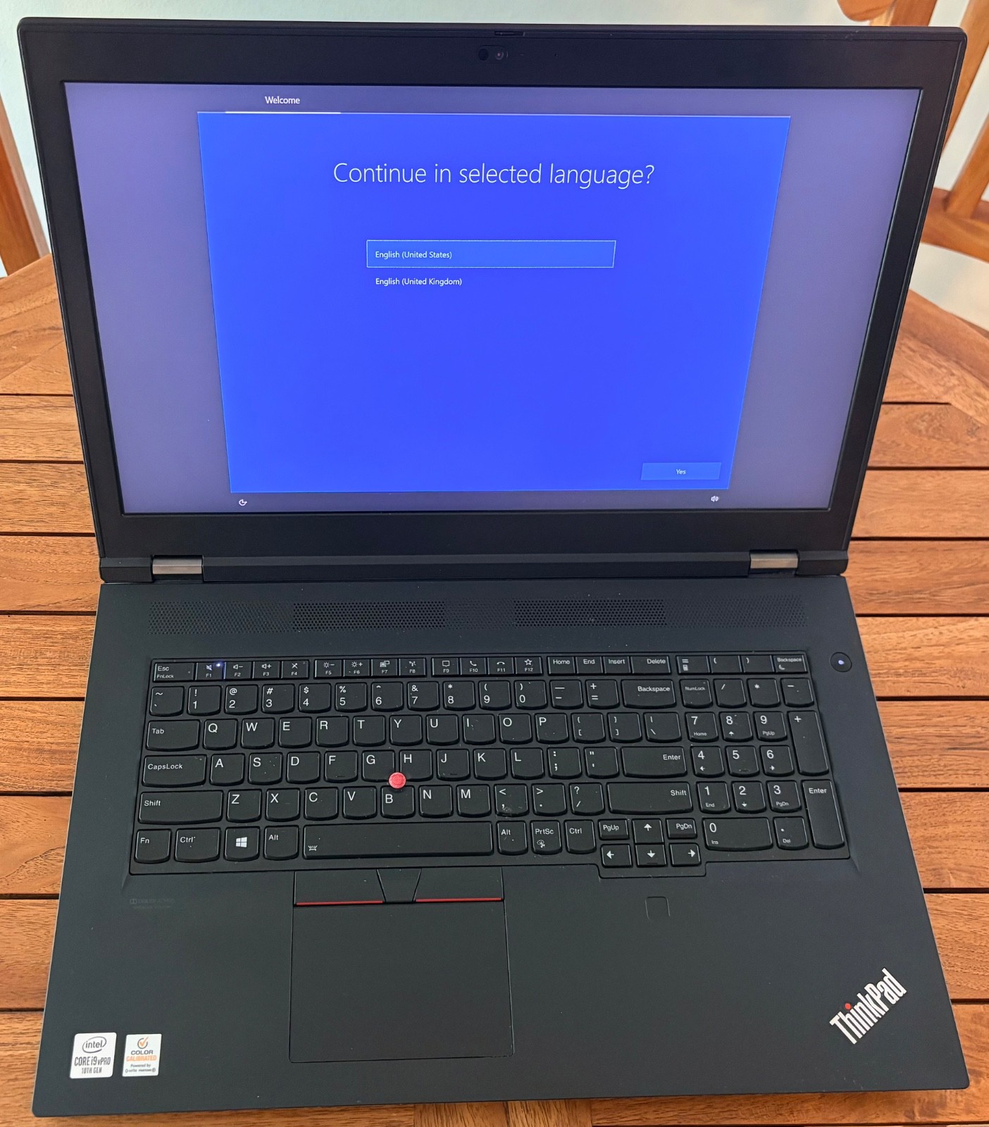 Lenovo P17, 128GB RAM, RTX5000 (16GB VRAM), 4K 17.3″ UHD, CPU i9-10855H, 1TB SSD