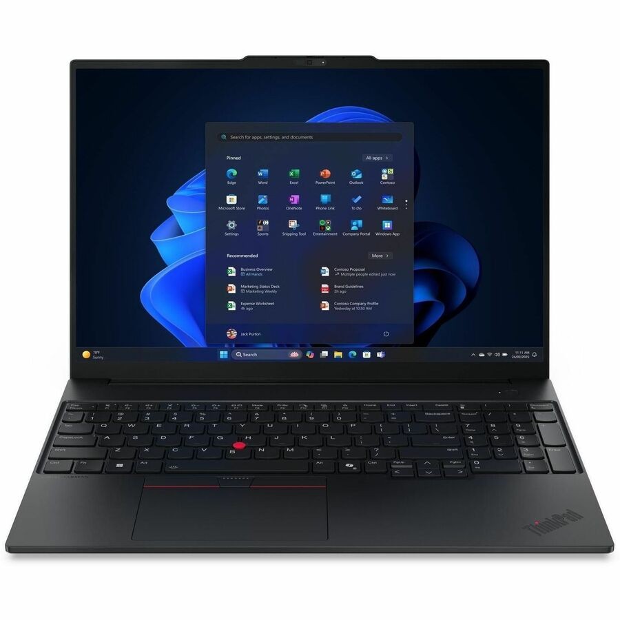 Lenovo ThinkPad E16 Gen 3 21TF0026US 16″ Touchscreen Core 7 240H 16GB 512GB SSD