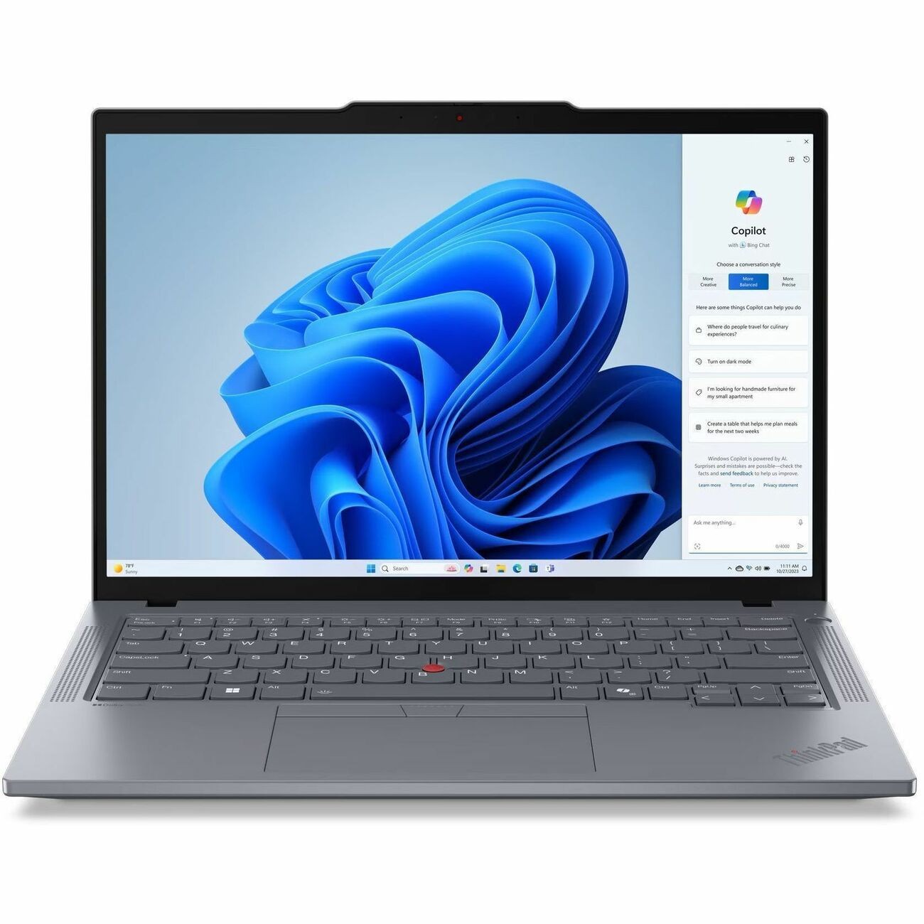 Lenovo 21MC000NUS ThinkPad T14 Gen 5 14″ AMD Ryzen 5 16GB SSD Gray