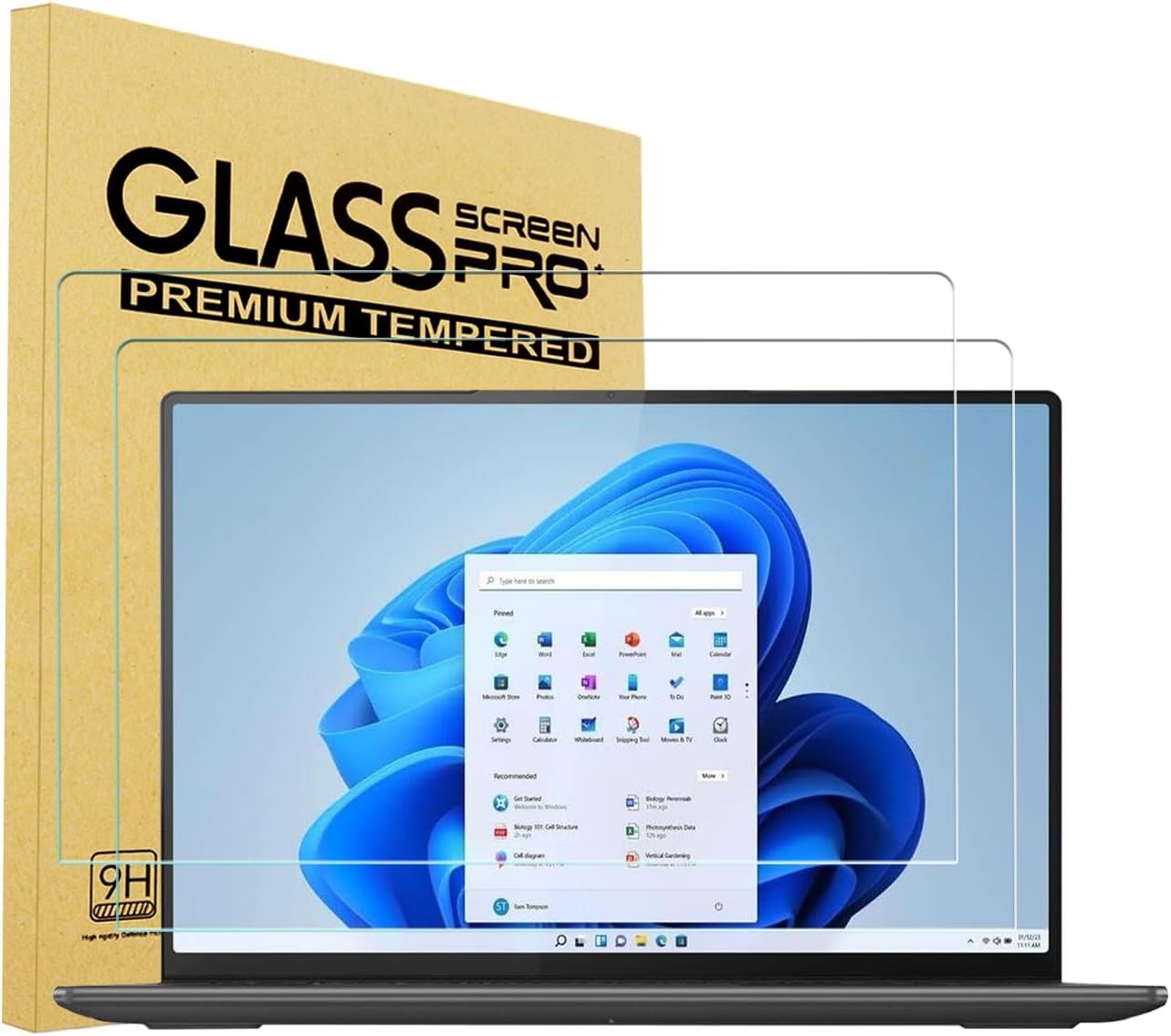 2 Pack Tempered Glass Screen Protector for HP Envy 16, Spectre x360 16, OMEN 16