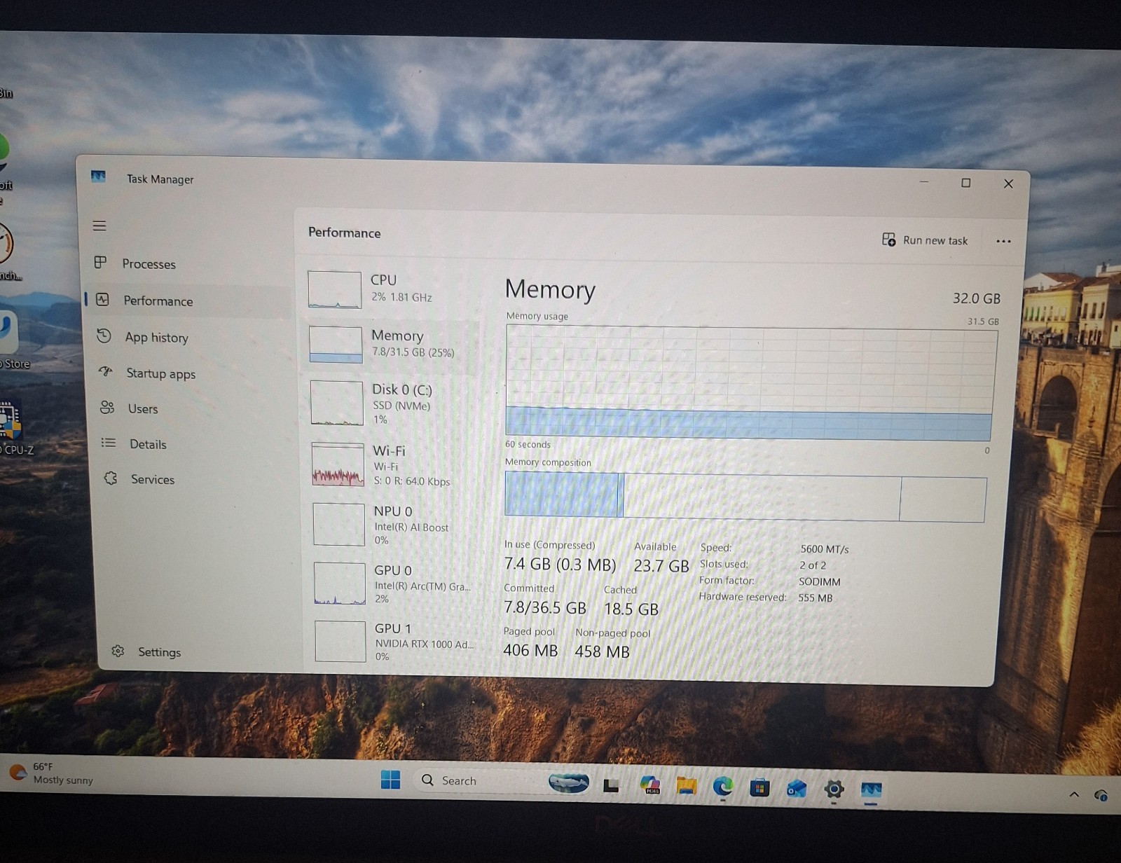 Dell Precision 3591 Workstation 15.6″ Core Ultra 7 155H 32GB RAM RTX 1000 Ada