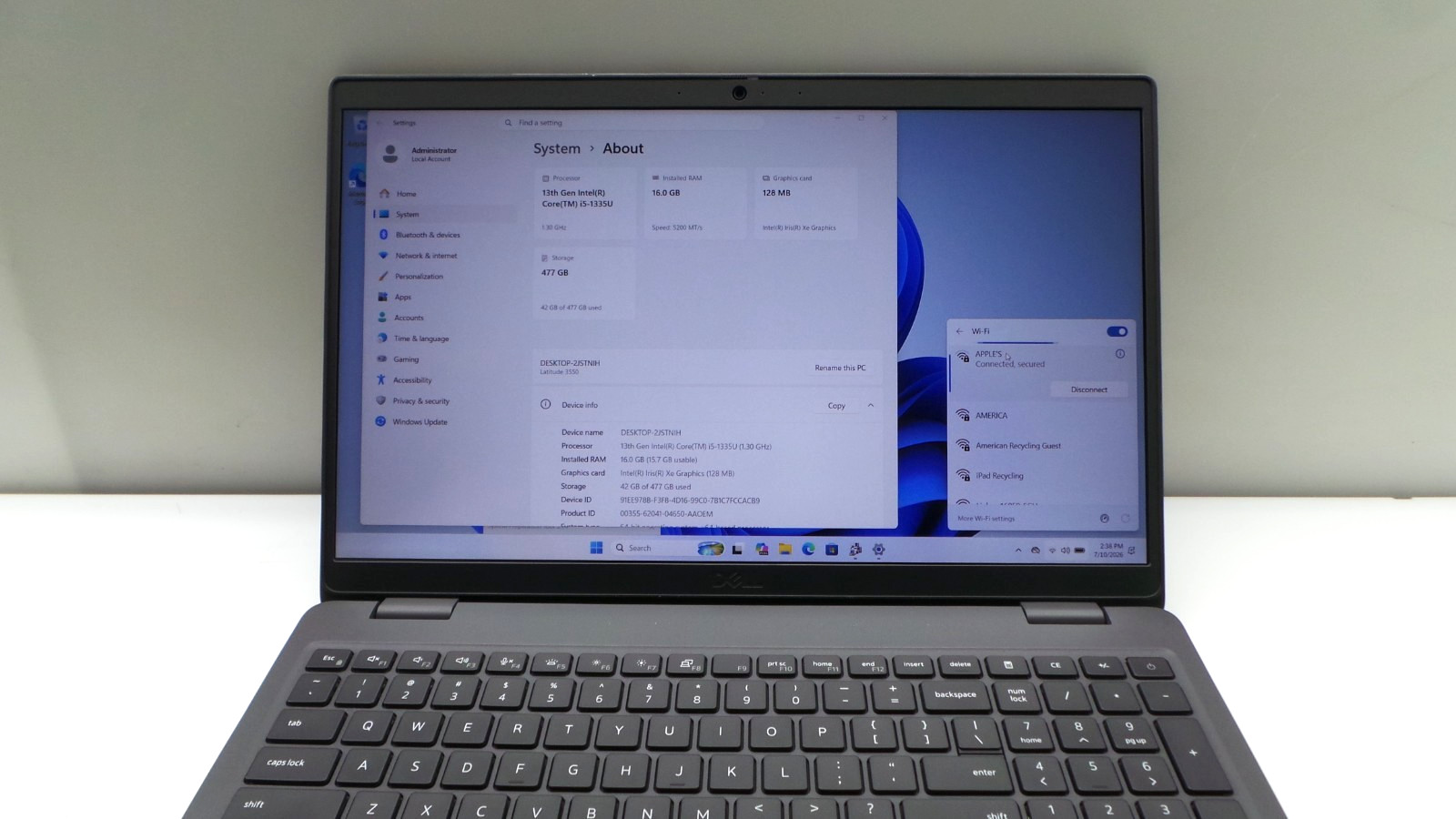Dell Latitude 3550 15.6″ | i5-1335U 1.30GHz | 16GB DDR5 512GB NVMe | WIN 11 PRO