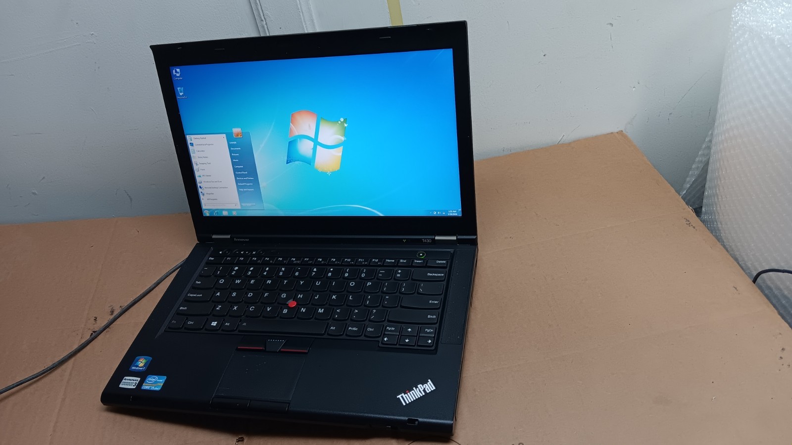 Lenovo Thinkpad T430 Laptop intel Core i5 @ 2.60 GHz 128 GB SSD Windows 7 pro
