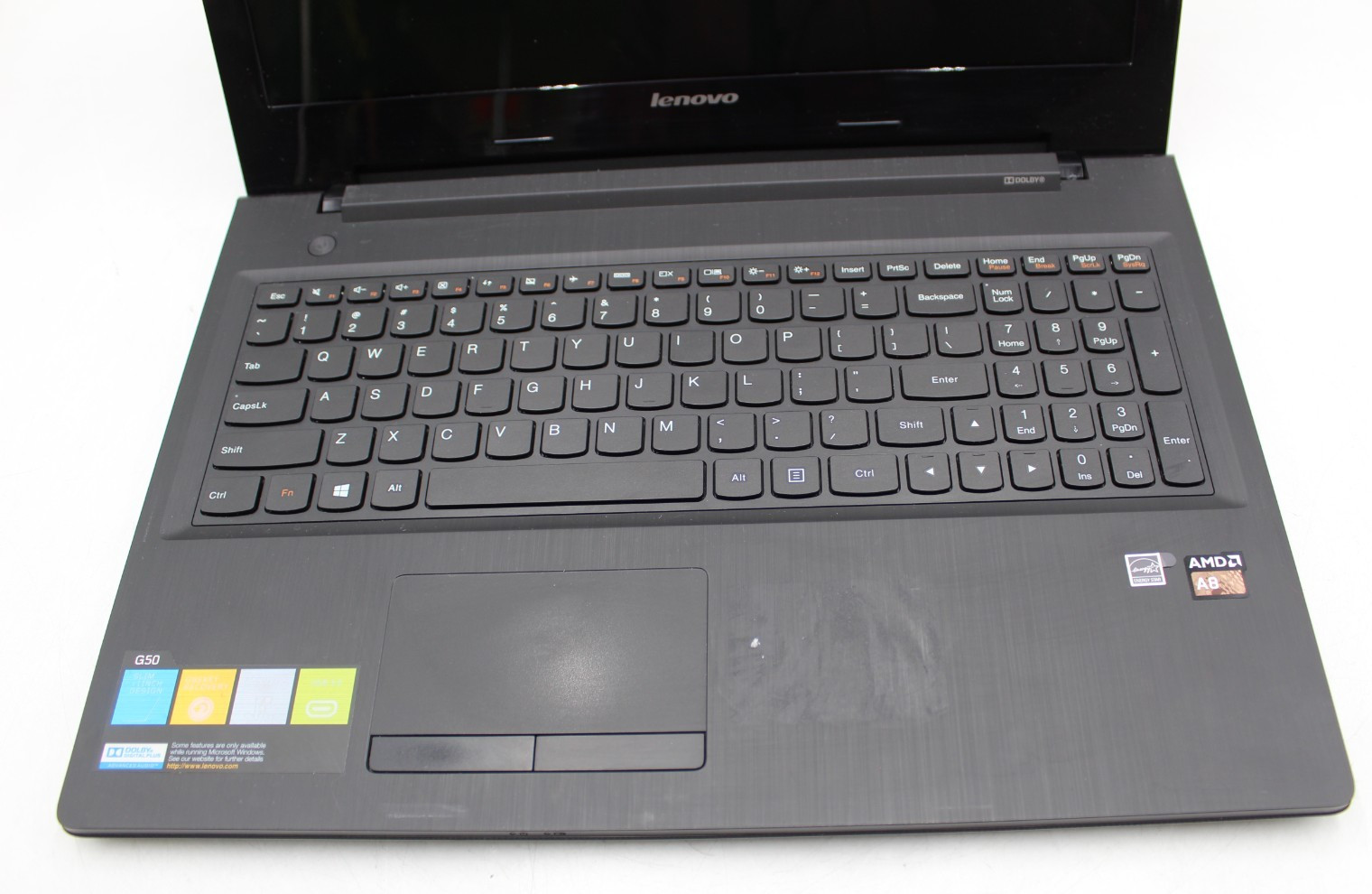 Lenovo G50-45 15.6in 500 GB HD 6 GB RAM AMD A8-6410 30 day warranty No OS