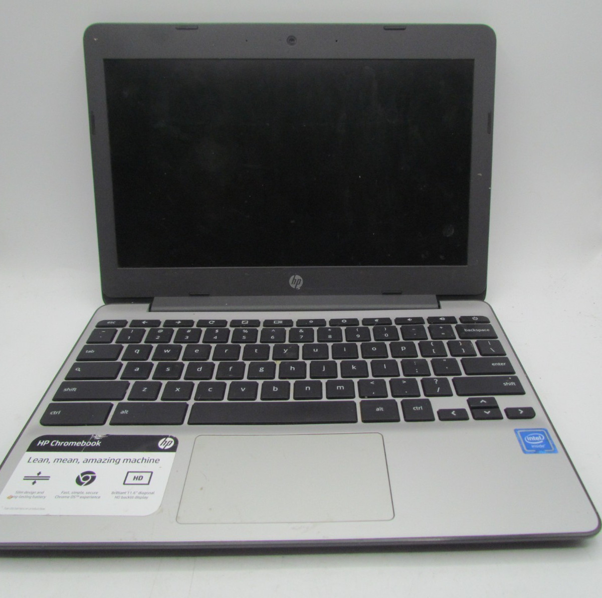 HP Chromebook 11-v031nr with Charger for parts or repair only will not turn on