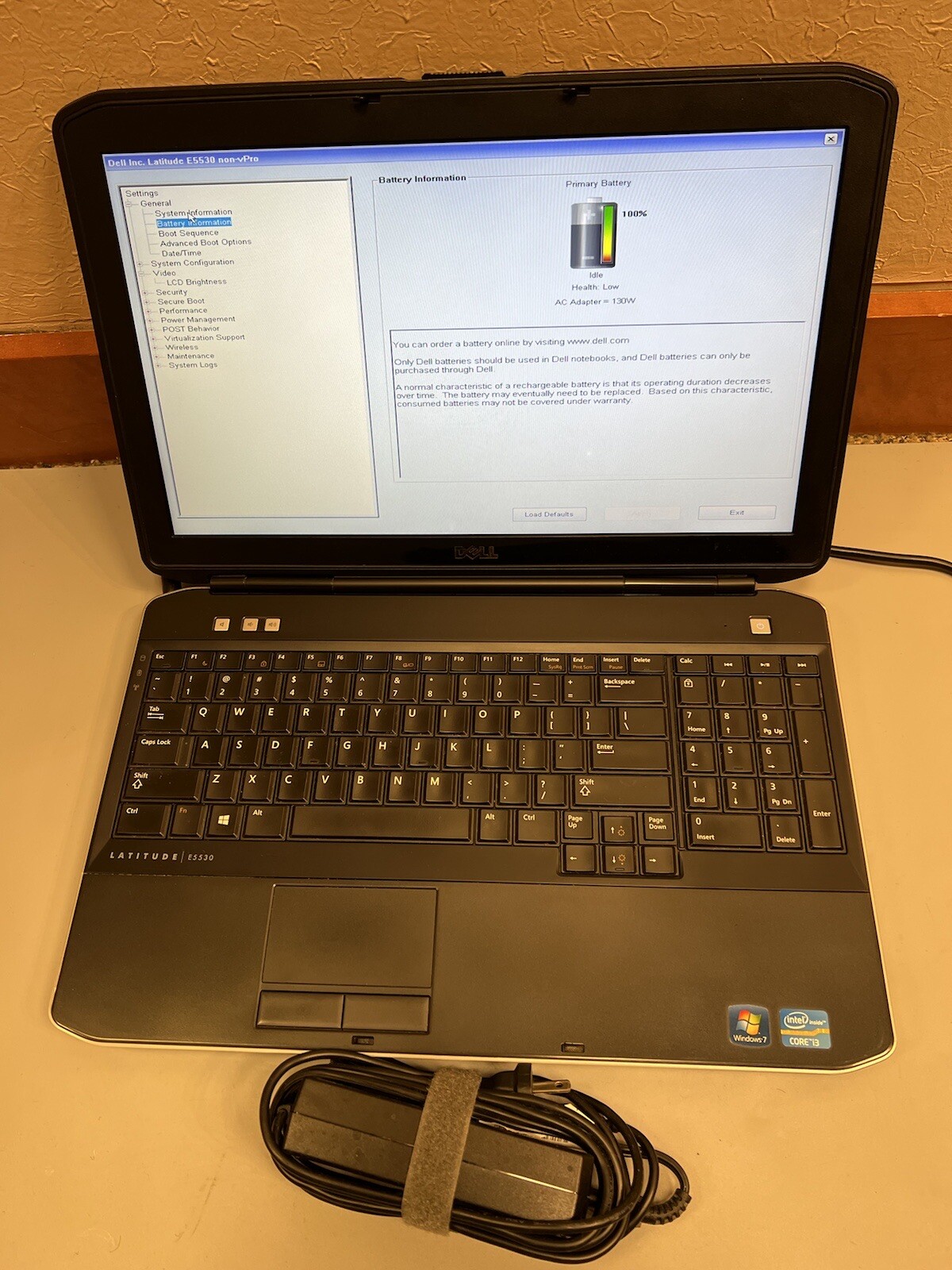 Dell Latitude E5530 15.6″ Intel Core i3-2328M 4GB RAM 120GB SSD WI-FI WIN 10