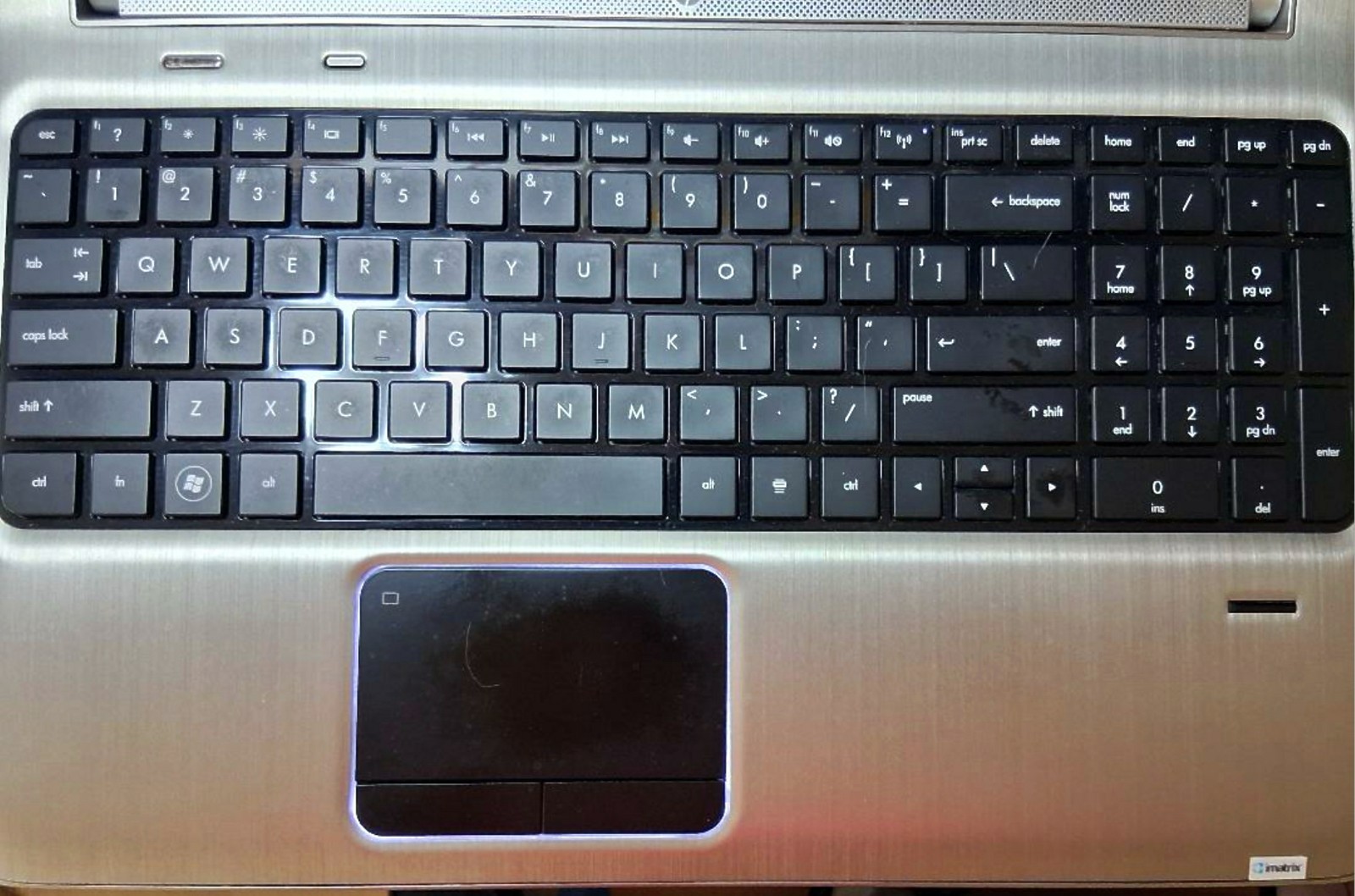 Hp pavilion dv6 notebook, 250GB SSD, 8GB DDR3 Ram, Charger, USB Wireless, Win 10