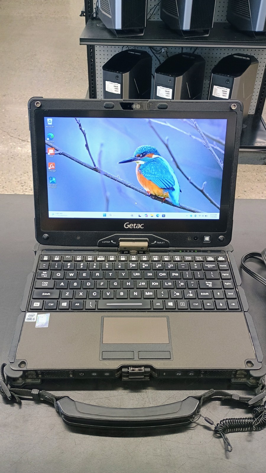 Getac V110G6 Quad Core i5-10210U 1.60GHz – 256GB SSD – 16GB – Win 11 Pro – Read