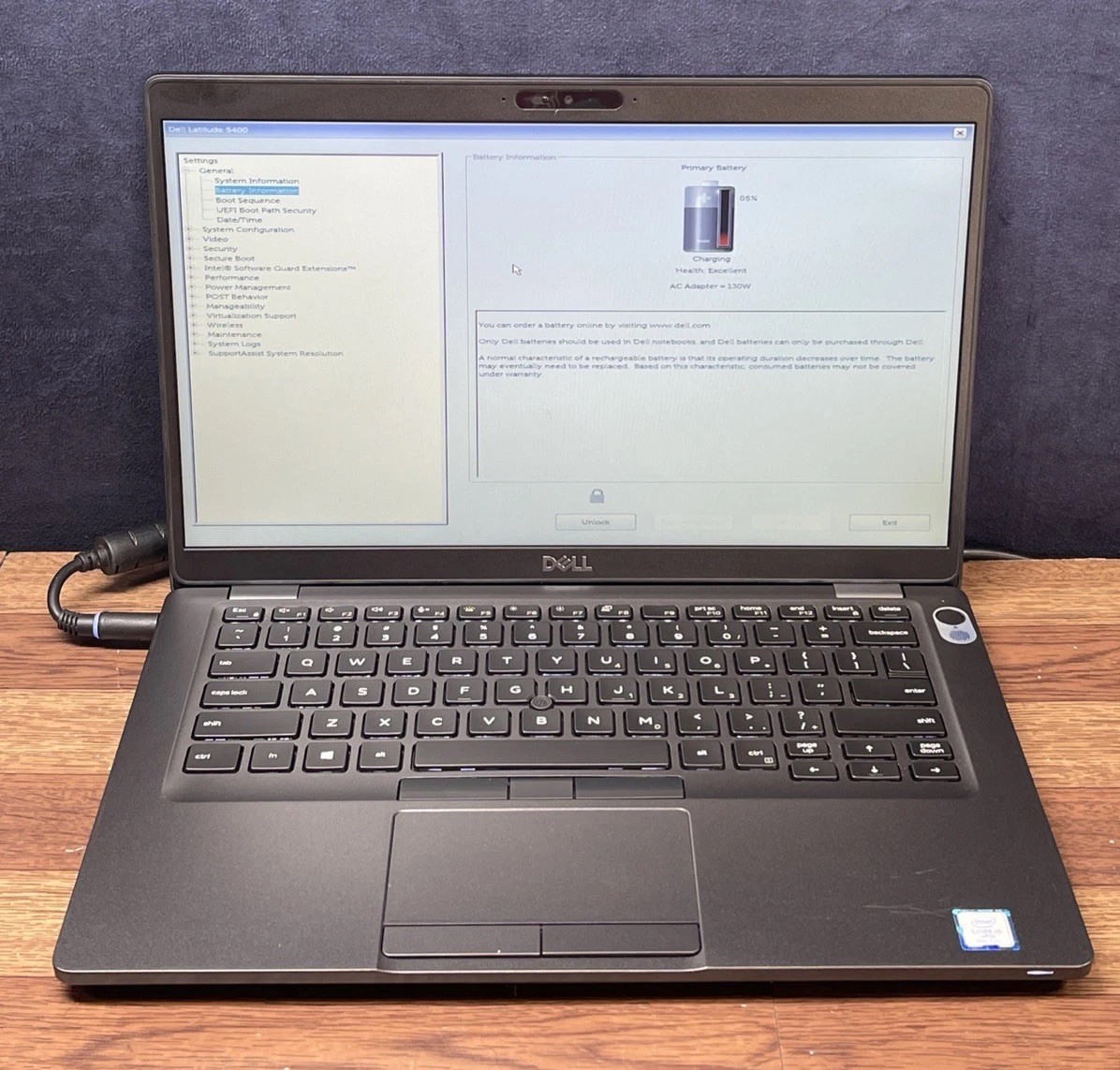 Dell Latitude 5400 14 in Core i5-8365U 1.60 GHz 8GB RAM 256GB SSD