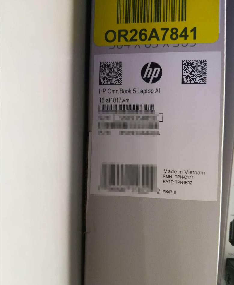 HP Omnibook 5 16″ 2K Touch Ultra 7 255U 16GB RAM 1TB SSD Intel Graphics Win 11