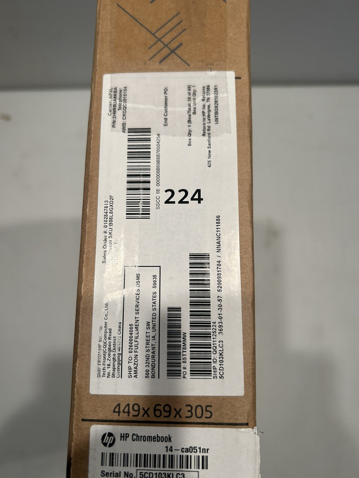 HP Chromebook 14-ca051nr Intel Celeron Processor N3350 4G 14-ca051nr Chromebook