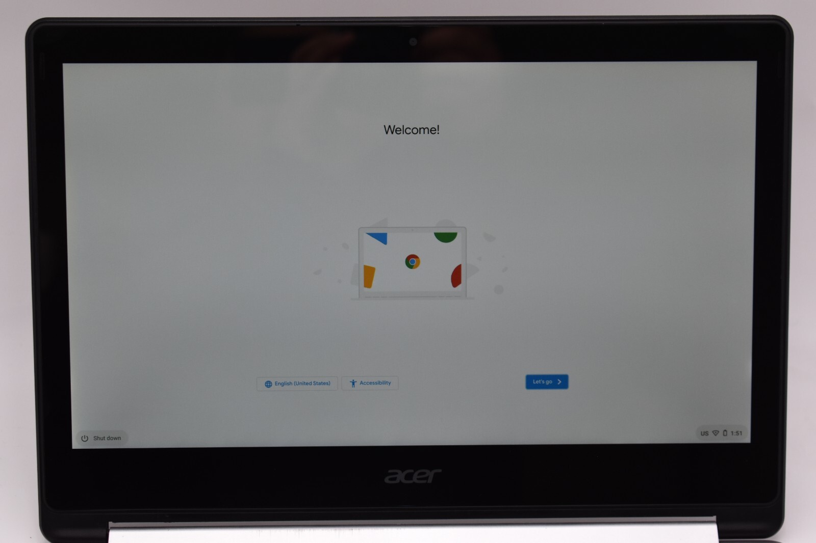 13.3″ Acer CB5-312T Laptop MediaTek M8173C @ 2.1GHz 4GB RAM 64GB SSD Chrome OS