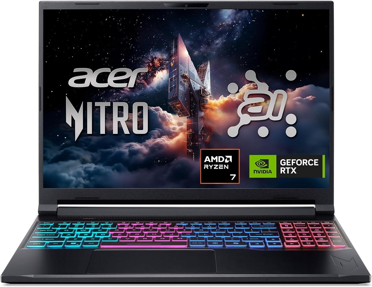 acer Nitro V 16S AI Gaming Laptop | AMD Ryzen 7 260 Processor | ANV16S-41-R2AJ