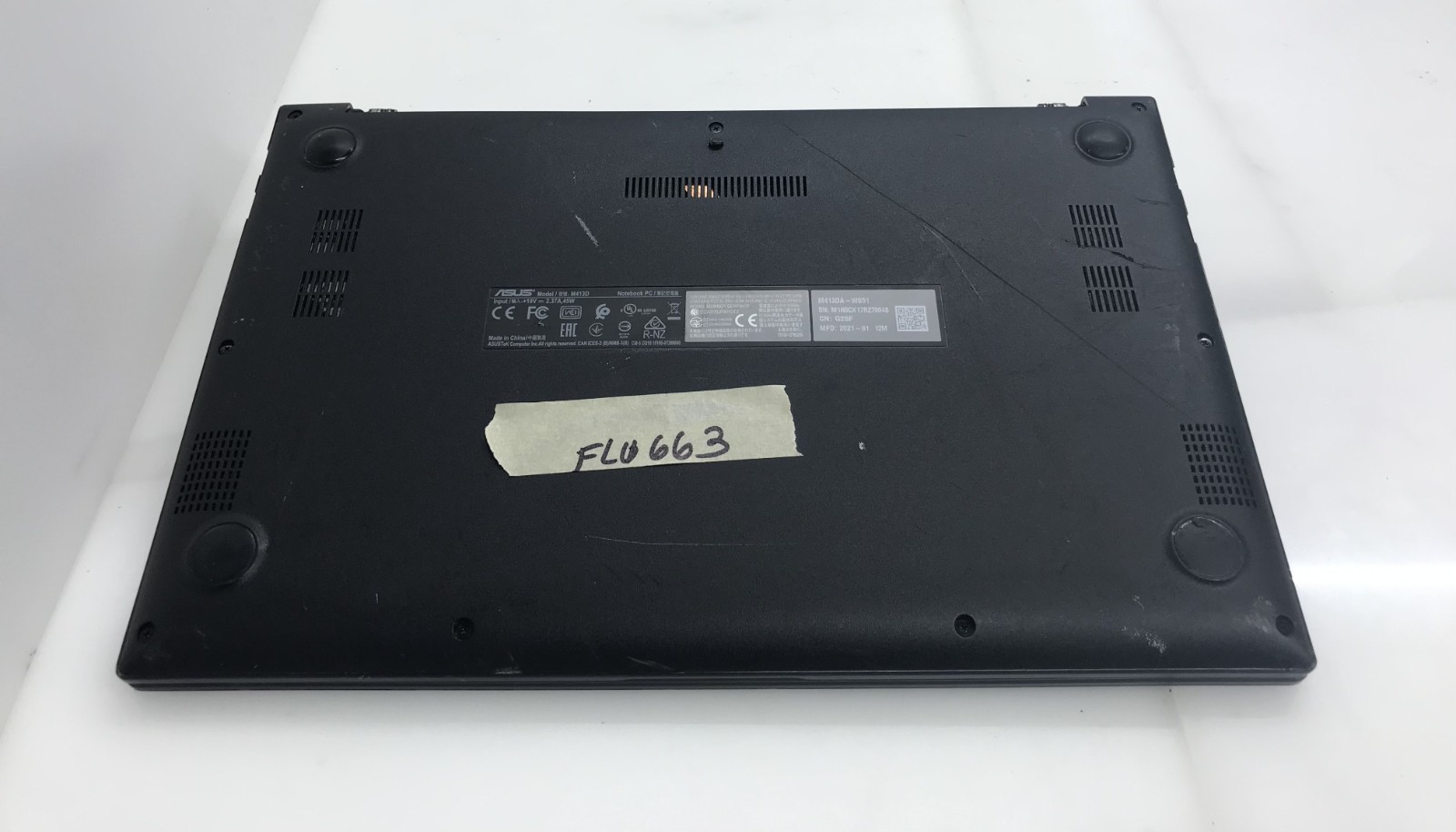 ASUS M413DA-WS51 AMD RYZEN 5 3500U@2.10GHz 8GB RAM 256GB NVMe W11P *READ
