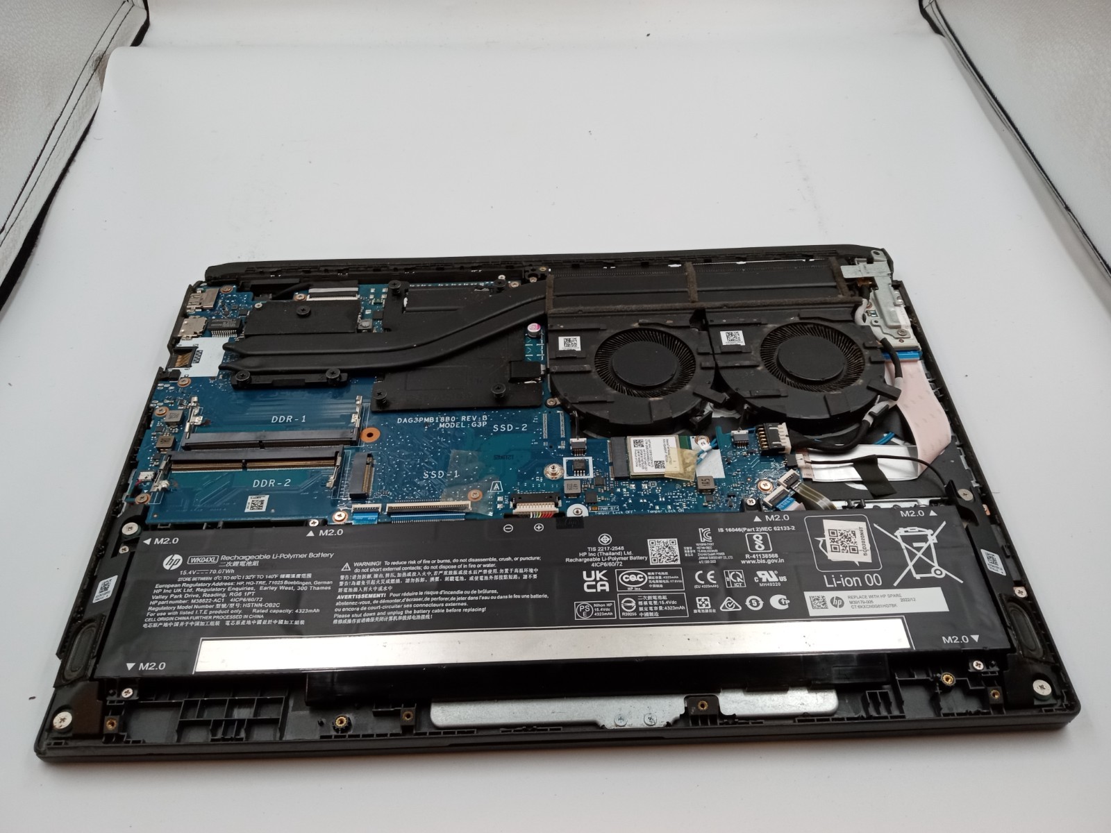 HP Victus 15-fa0032dx Laptop i7-12650H Nvidia RTX 3050 Ti – FOR PARTS – READ!