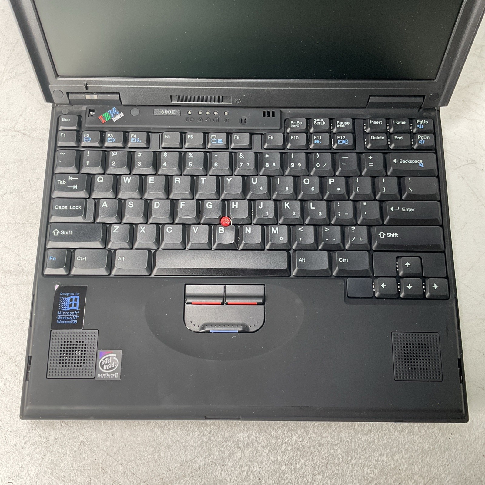 Vintage IBM ThinkPad 600E Laptop Intel P2 13″ LCD Screen Type 2645 – Untested