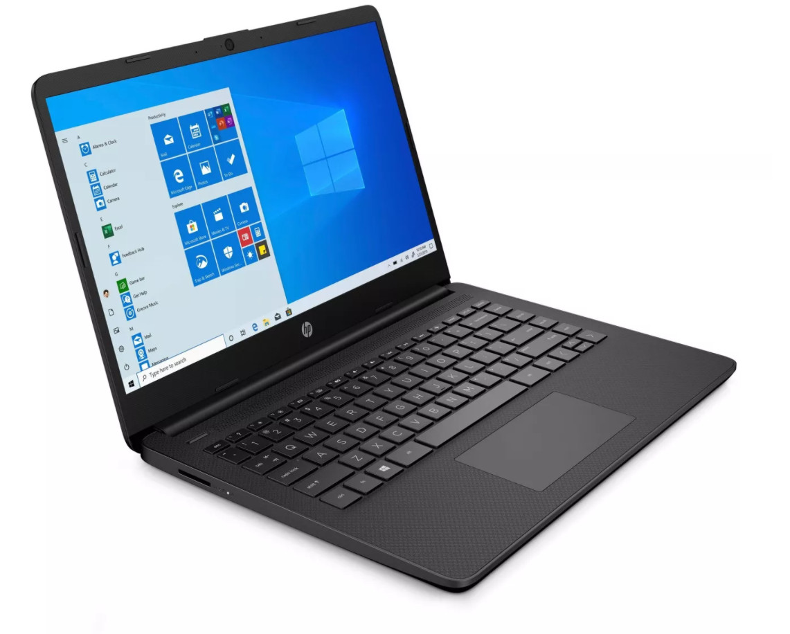 New HP 14″ Laptop Intel i3 1005G1, up to 16GB RAM 1TB SSD Jet Black