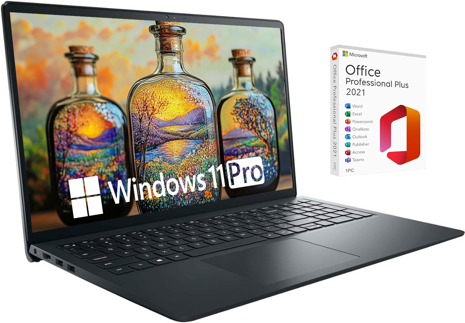 Dell 15.6″ Laptop FHD Touch Intel i5 Upto 32GB RAM& 2TB SSD Win11 PRO+OFFICE