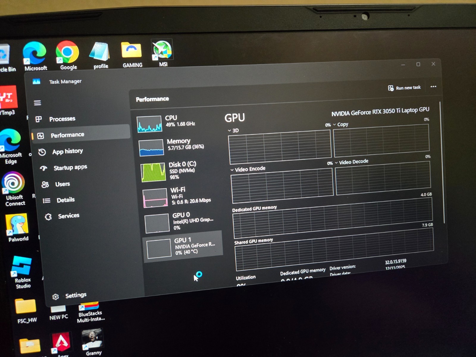 ​Powerful 17-inch MSI Gaming Rig – Perfect for AAA Gaming & Productivity