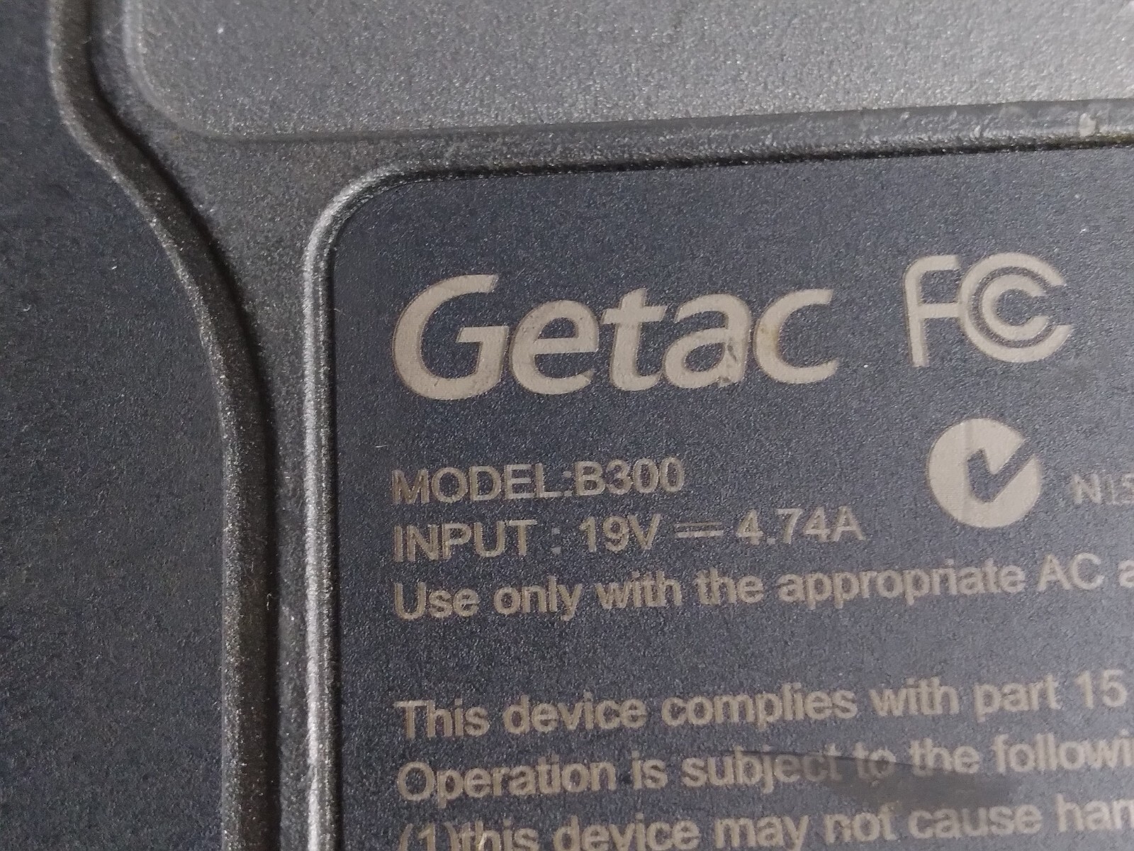Getac B300 w/i7-4600M, 8GB RAM, 13.3″ Rugged Laptop for Parts/Repair