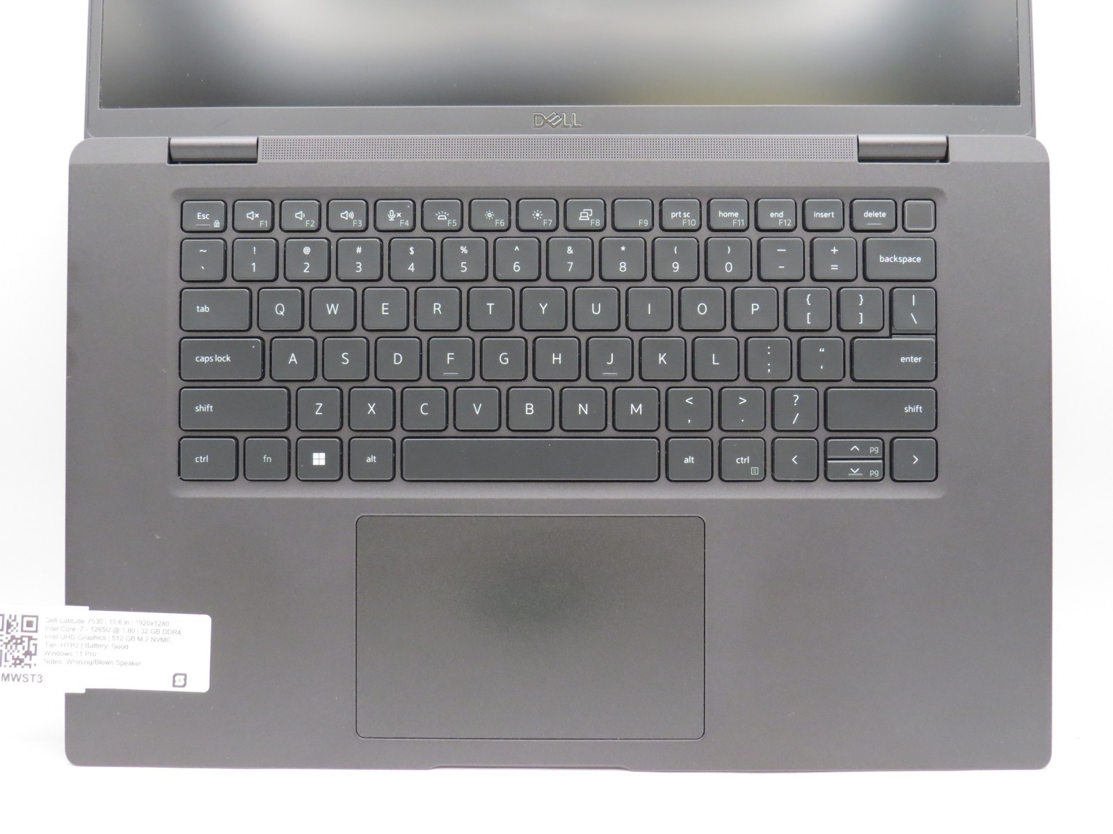 Dell Latitude 7530 i7-1265U @ 1.8GHz 32GB DDR4 512GB m2 Win 11 No AC