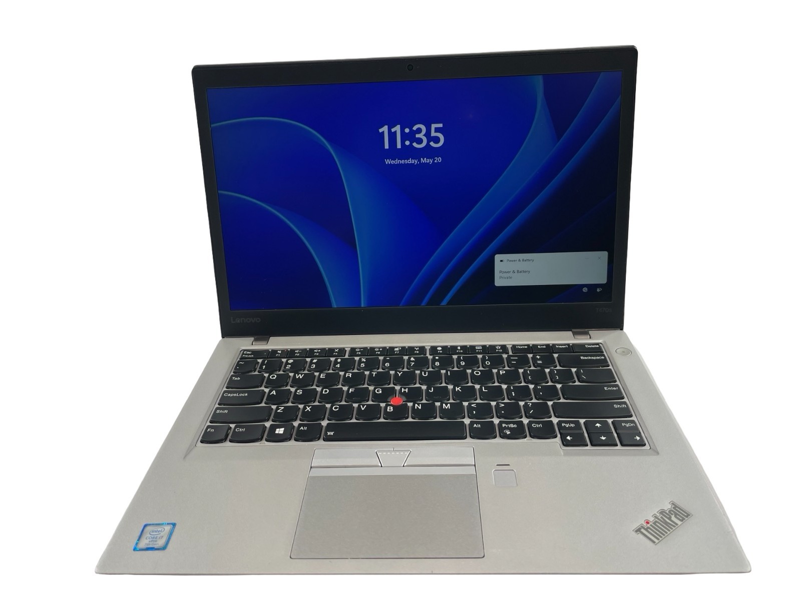 Lenovo ThinkPad T470s 14″ i7-7600U@2.80GHz 12GB RAM 500GB NVMe Win.11 Pro-No AC
