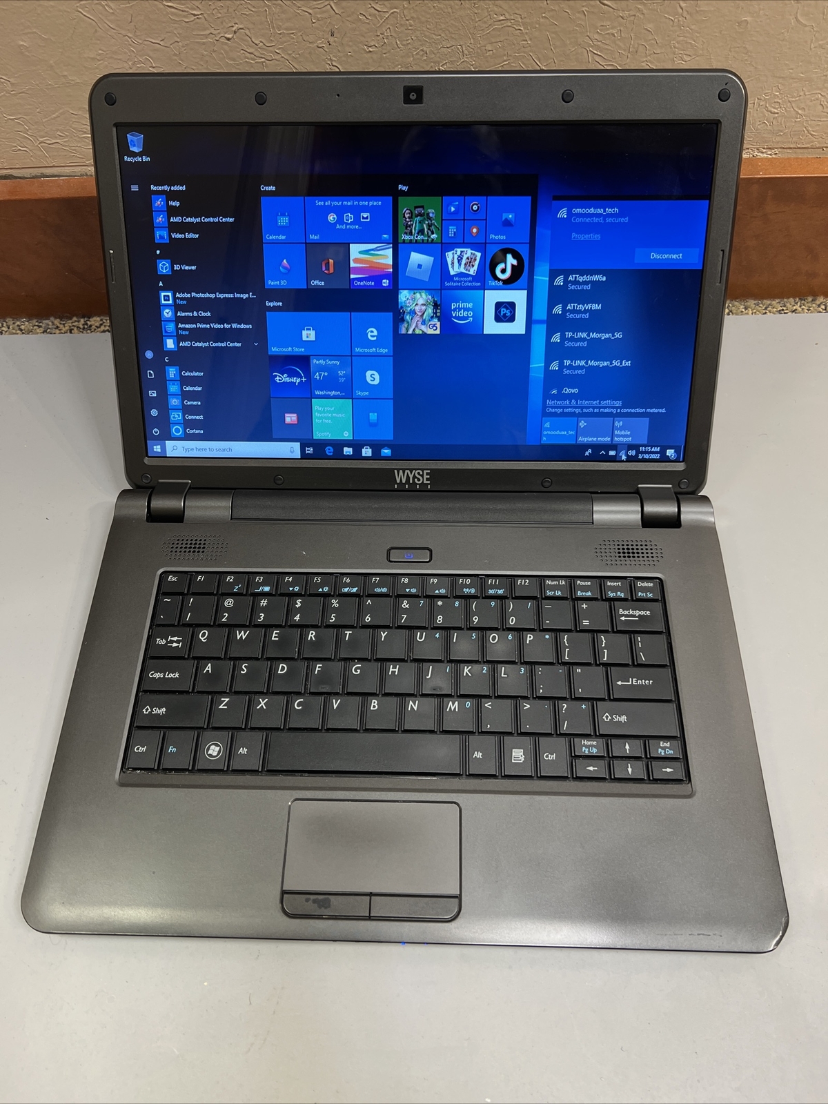 WYSE Xn0m AMD G-T56N 2GB RAM 80GB HDD WEBCAM WIN 10