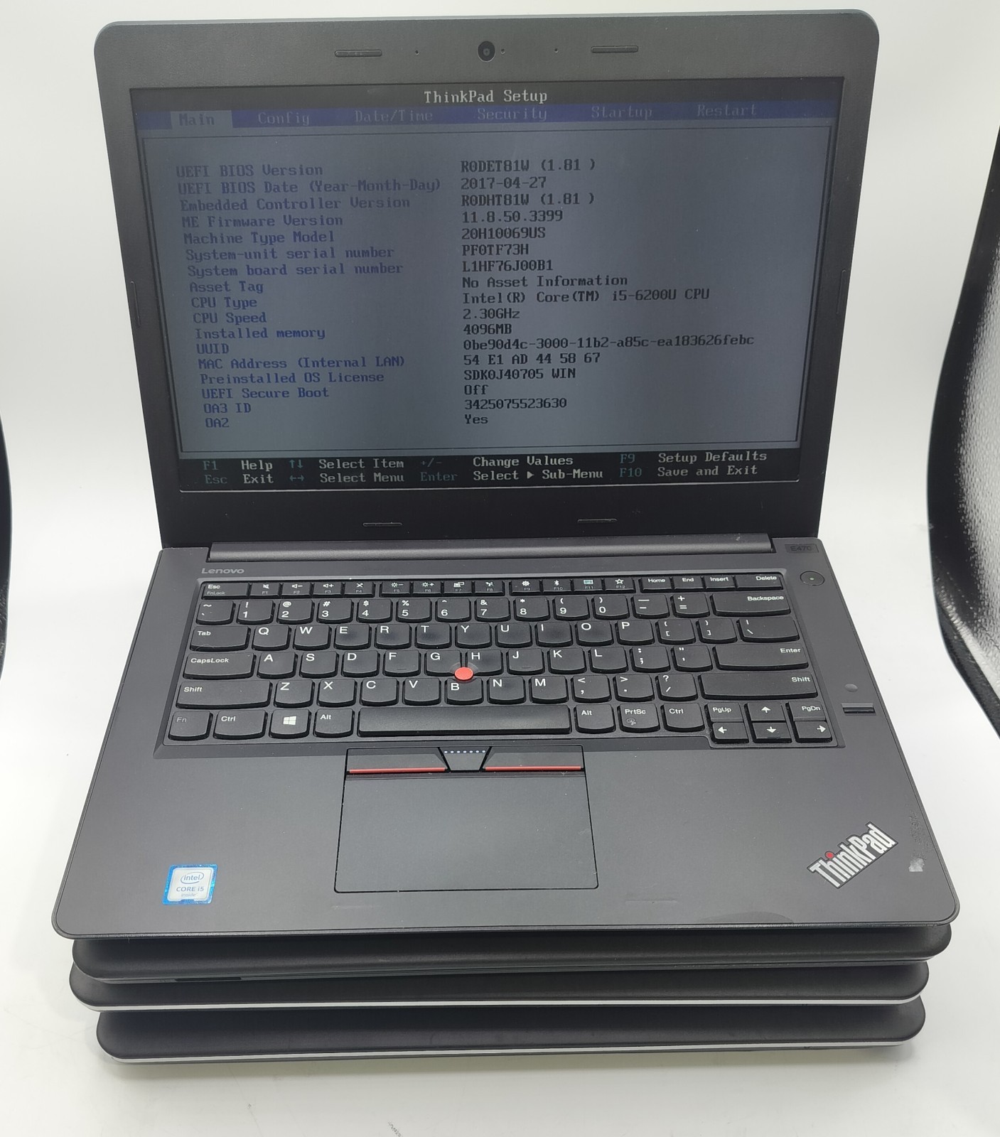 Lot of 4 ThinkPad Laptops E440 x 2, E450, E470 Read Description