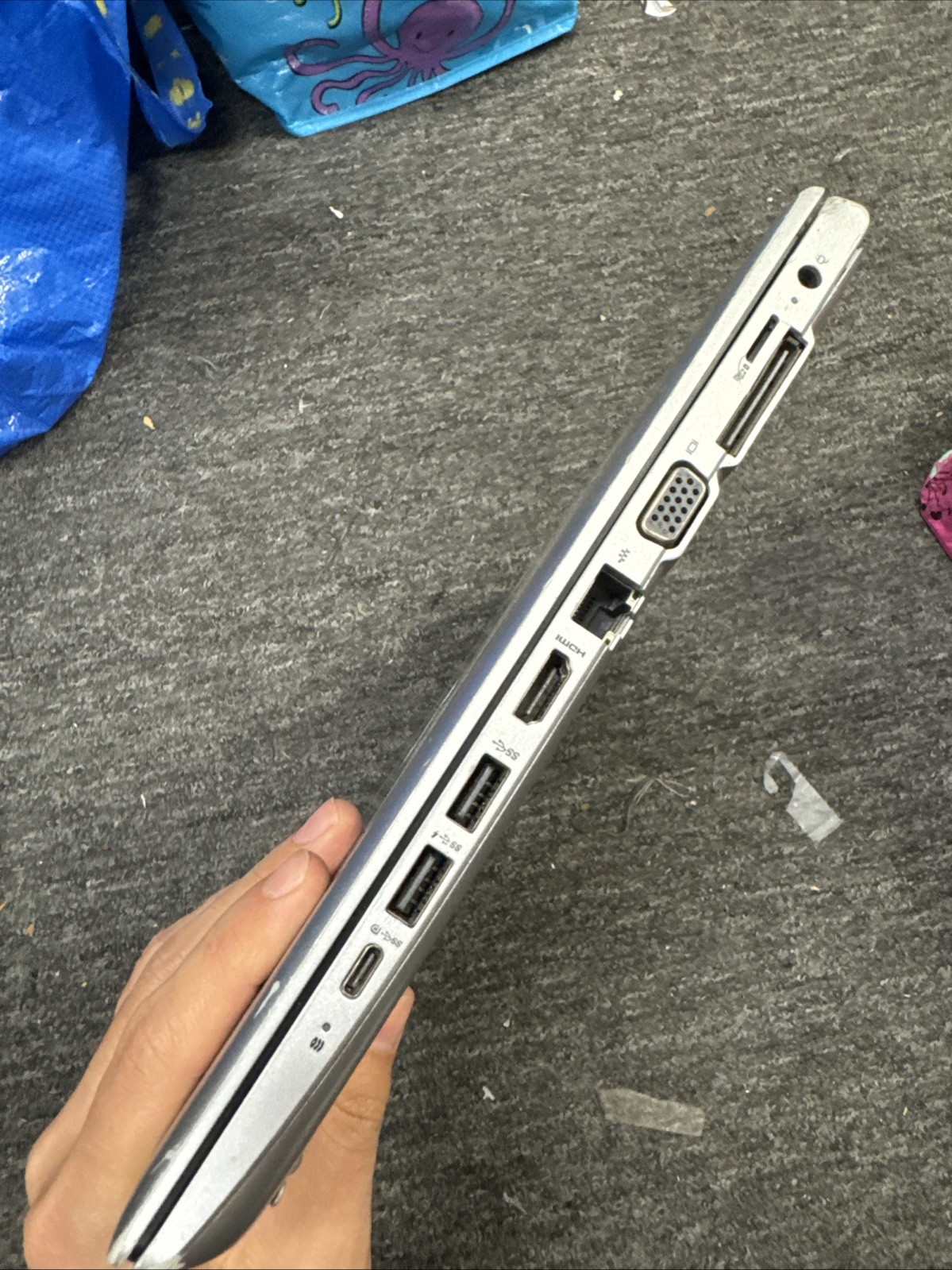 HP ProBook 645 G4 HSN-I15C Silver Parts Only Untested Dented See Below