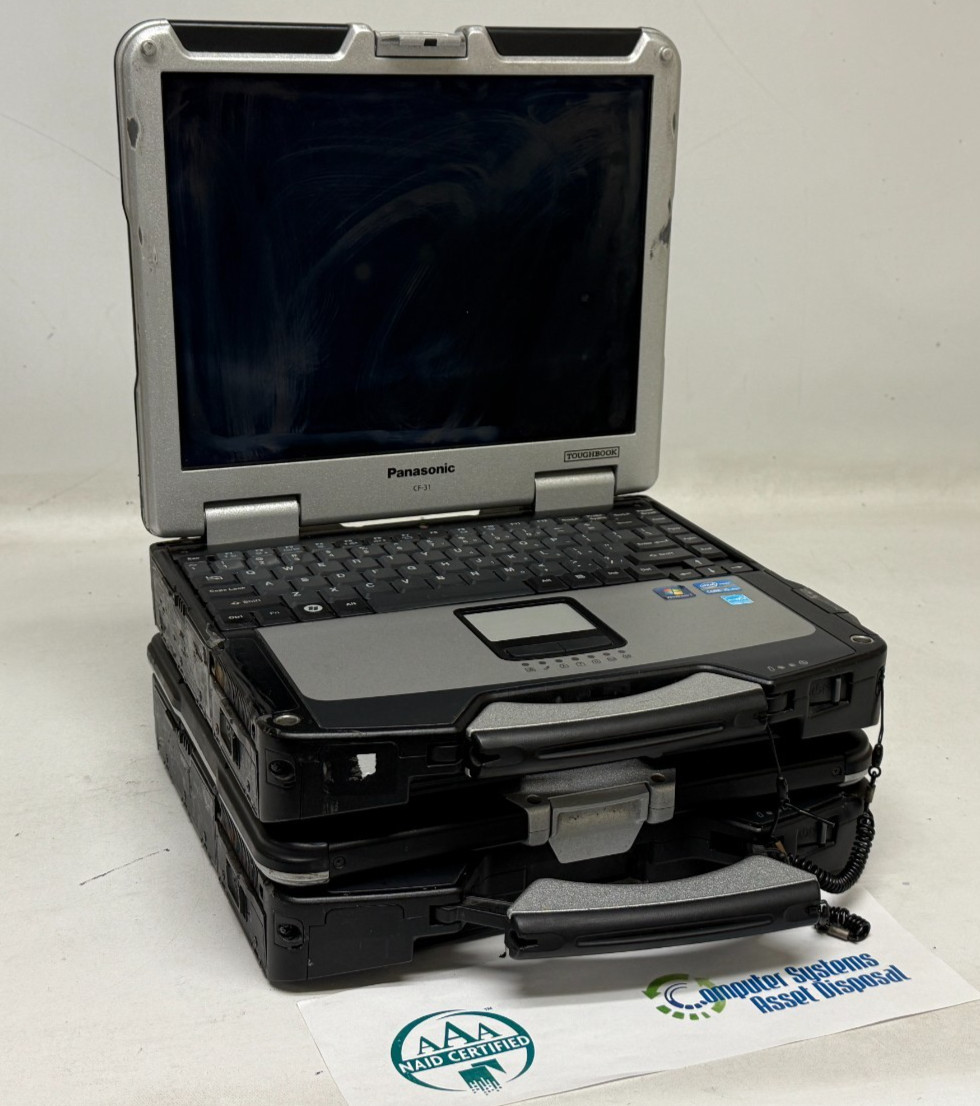Panasonic CF-31 Toughbook 13.1″ (i5 3rd Gen – 4GB RAM – NO OS/HDD) – Lot of 2